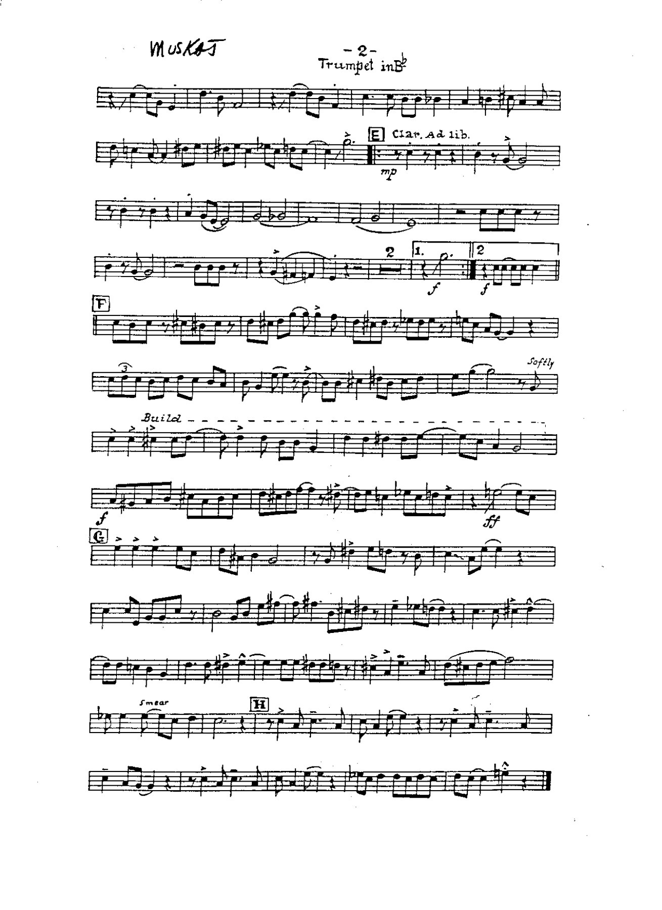 Muskrat Ramble (J.Warrington) Kid Ory — page 2
