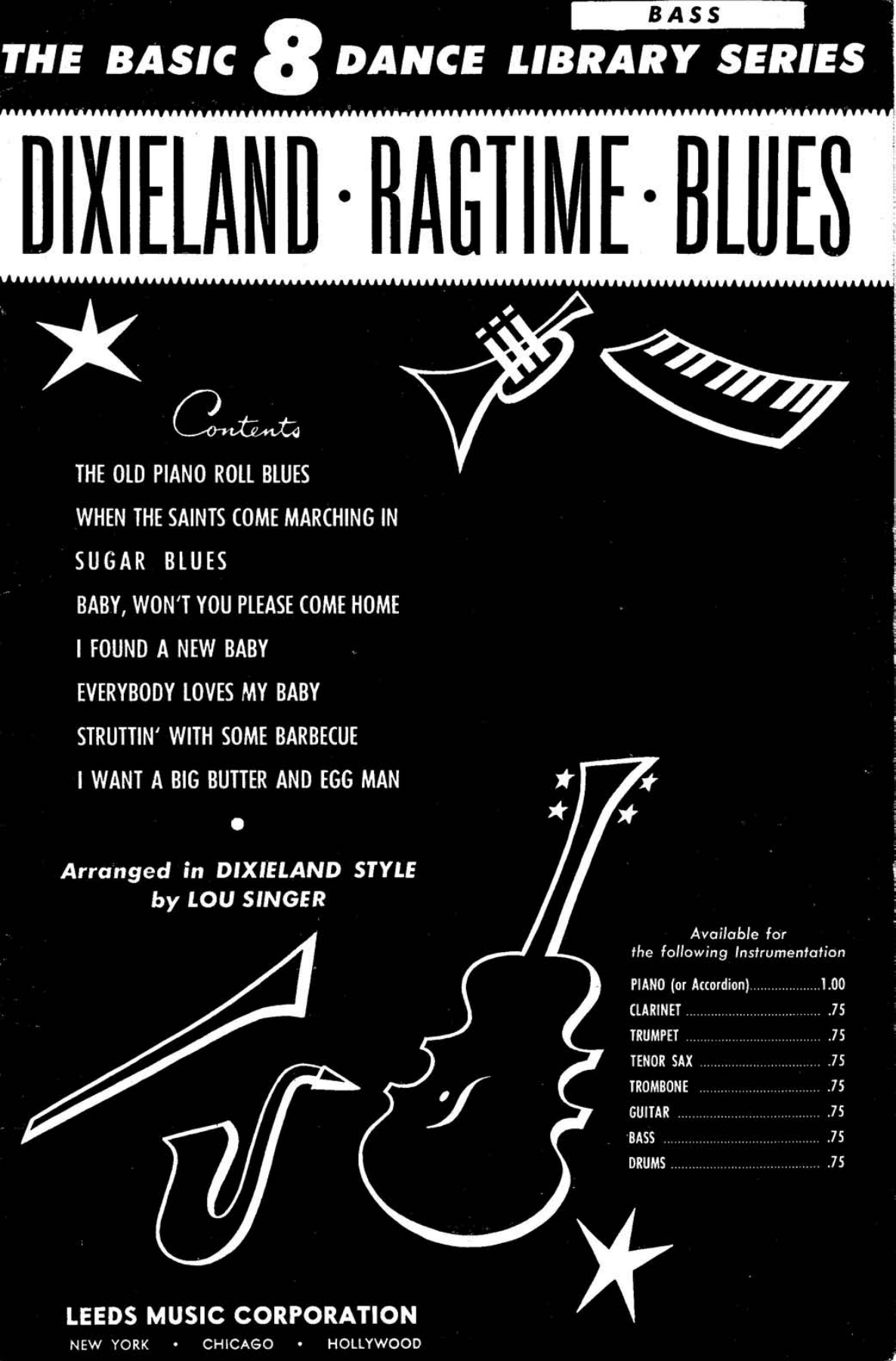 Basic 8 Dixie Combos — sheet music cover (first page)