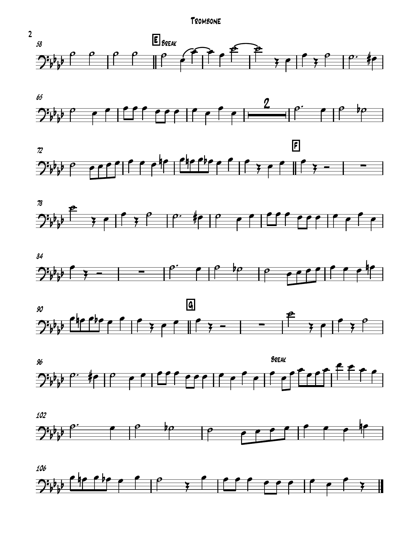 Weather Bird Rag Trombone — page 2