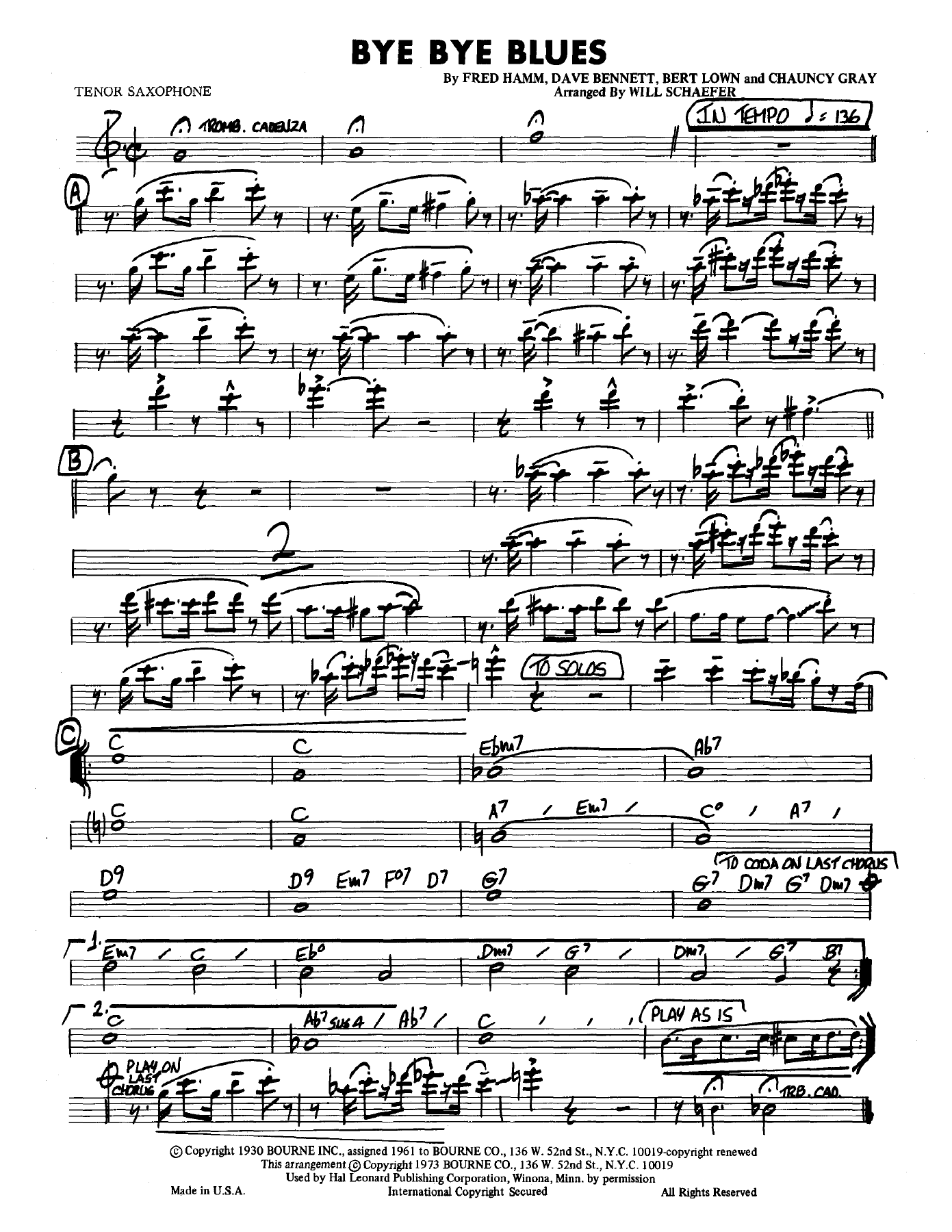 Bye Bye Blues — page 2