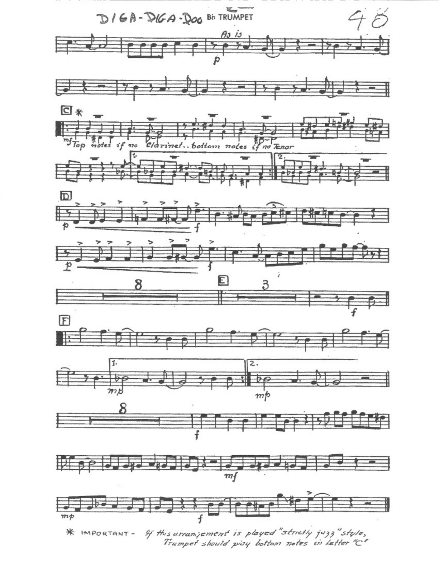 Diga Diga Doo (Zep Meissner) J.McHugh — page 2