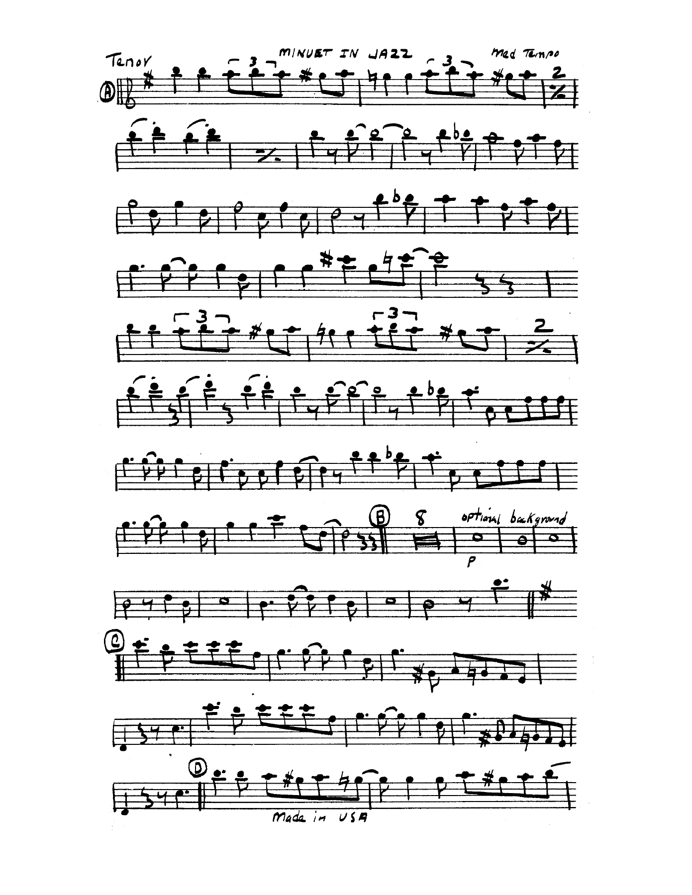 Menuet In Jazz — page 3