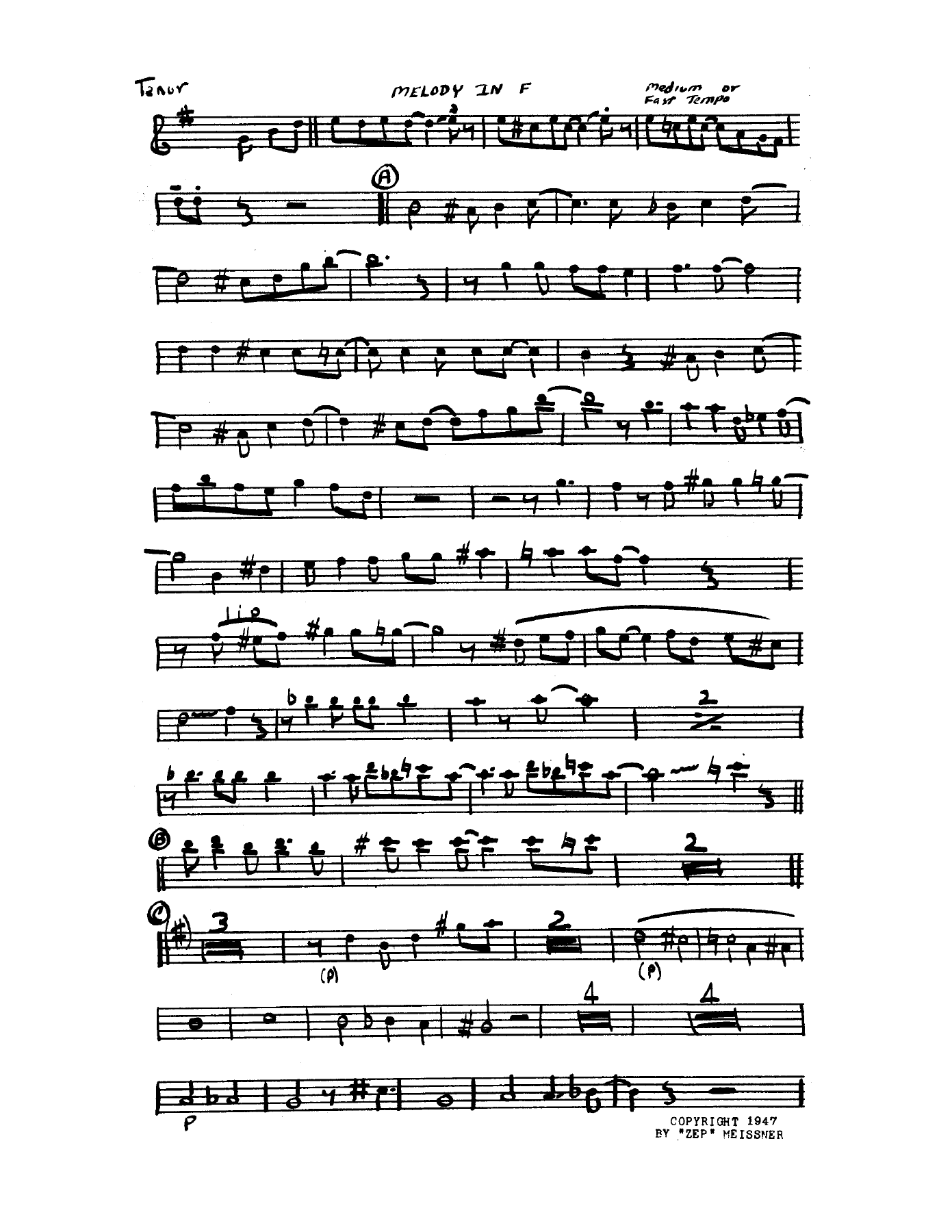 Melody In F — page 3