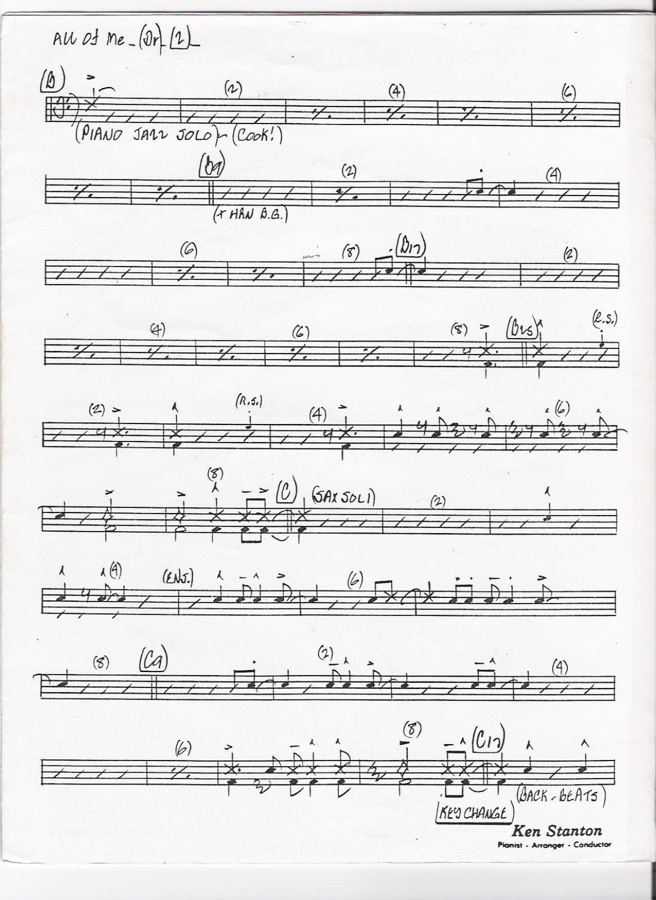 DRUMS 171 all of me — page 2
