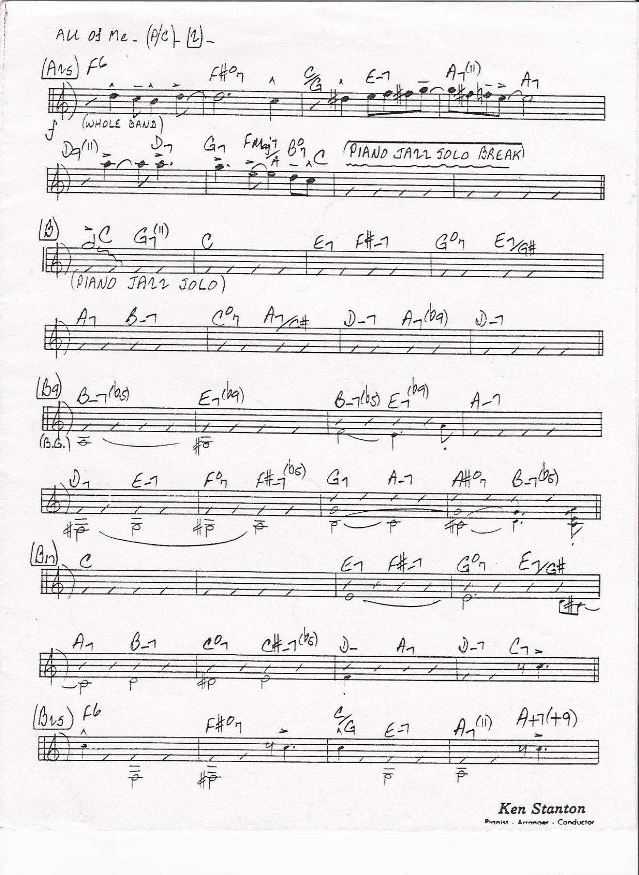 PIANO 171 all of me — page 2