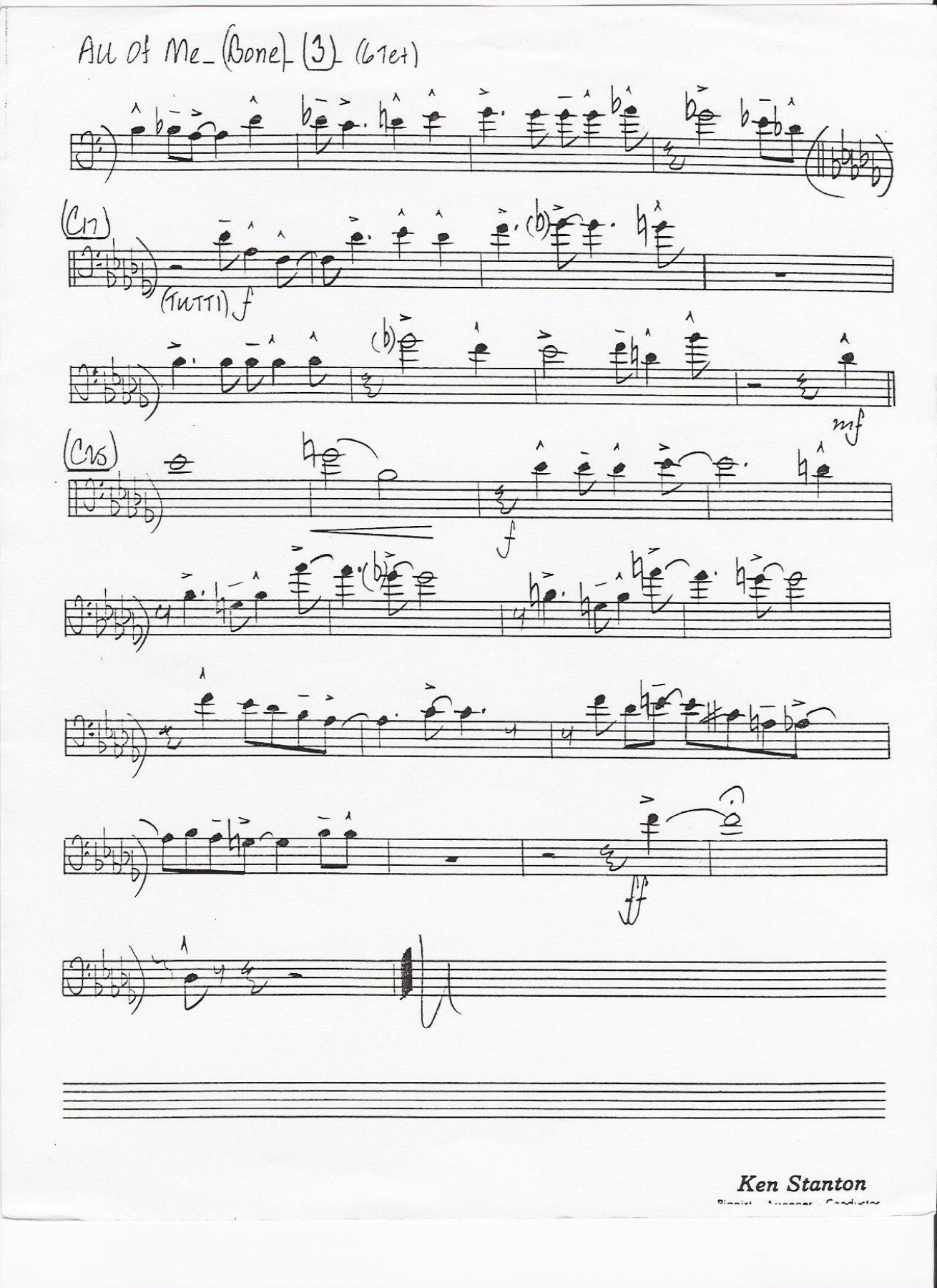 TROMBONE 171 all of me — page 3