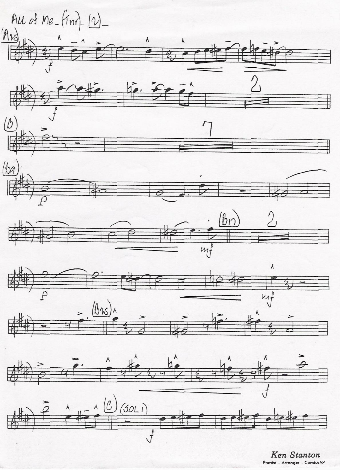 TENOR 171 all of me — page 2