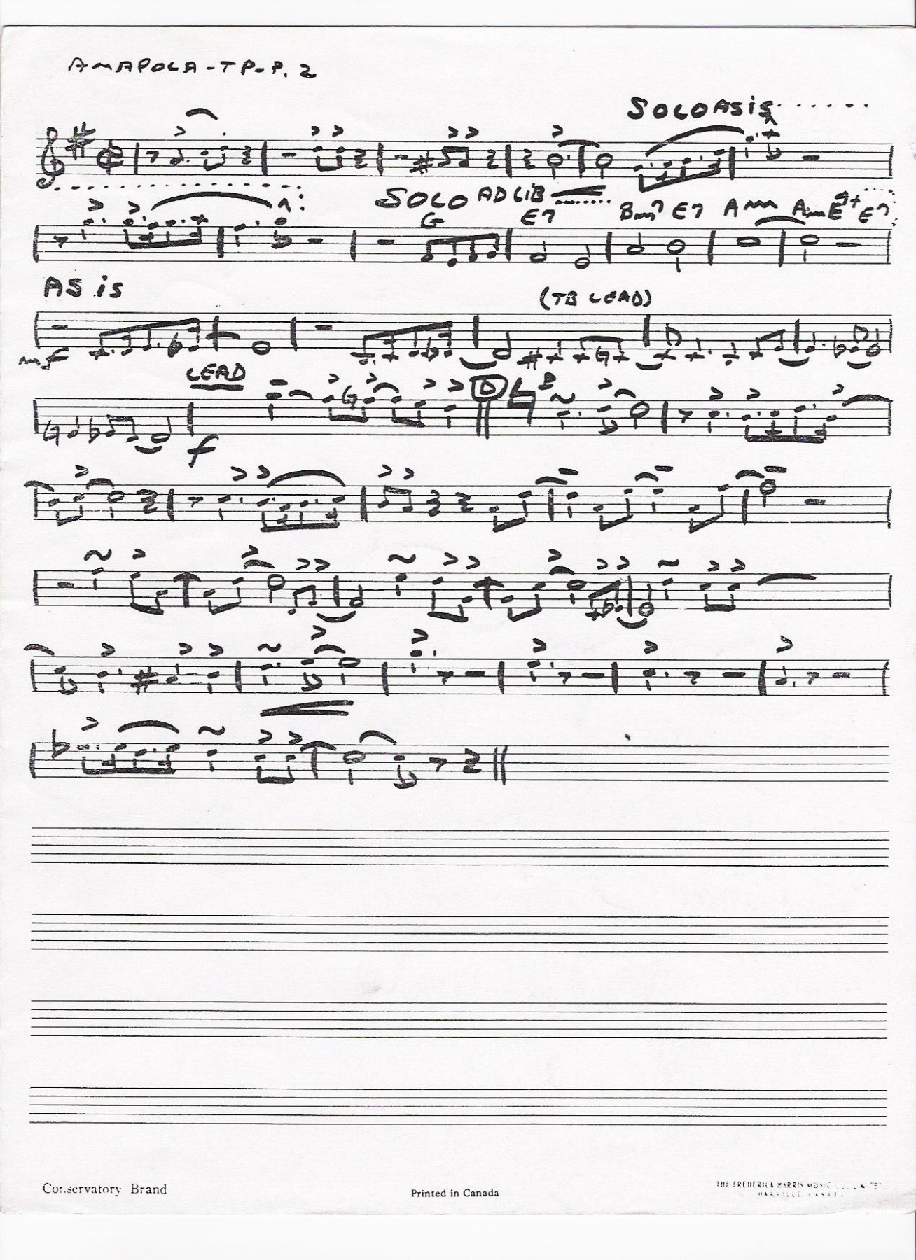 TRUMPET 131 amapola — page 2