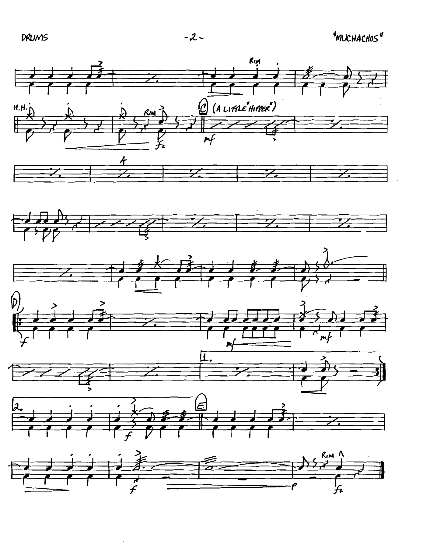 Adiosmuchachos Drums — page 2