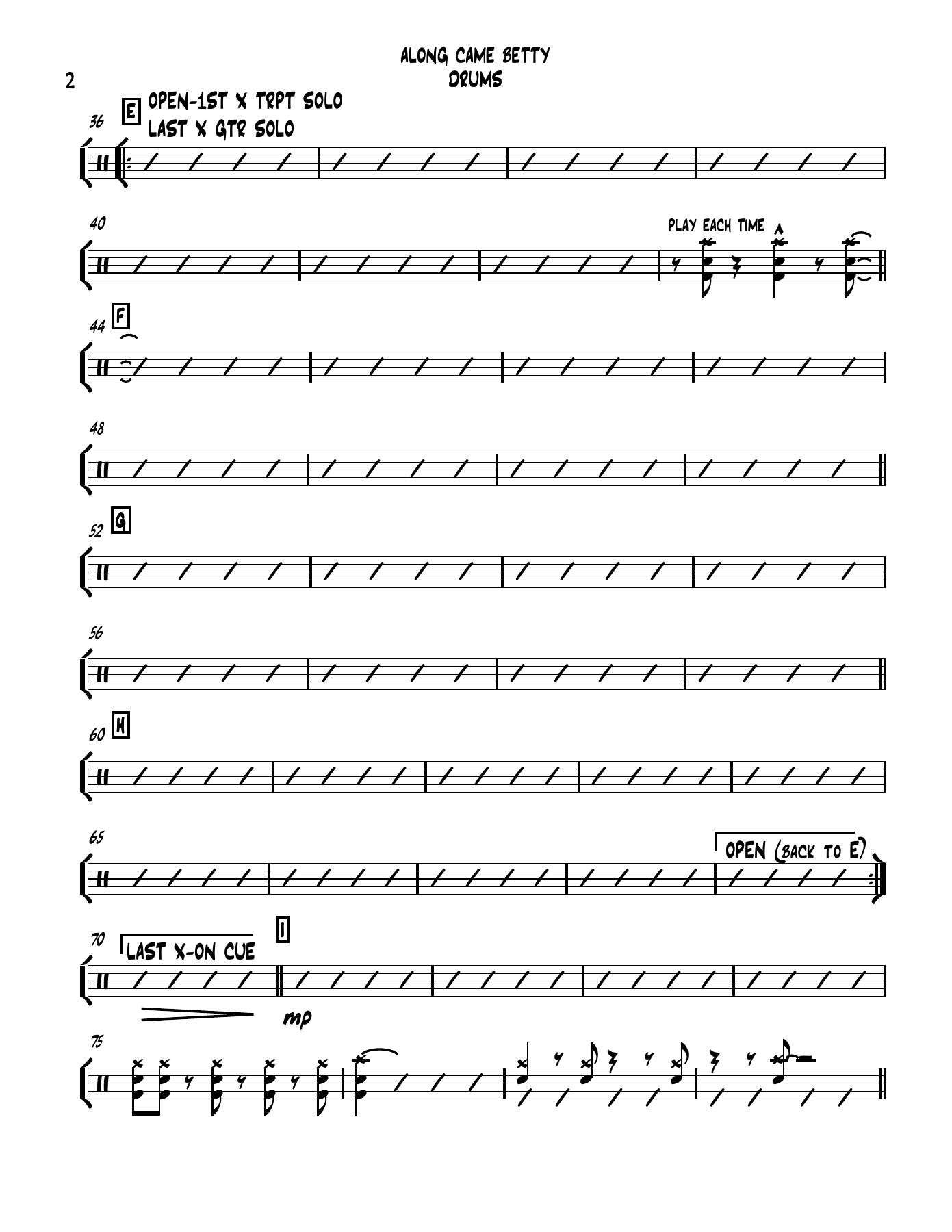 along came betty 01 DRUMS — page 2