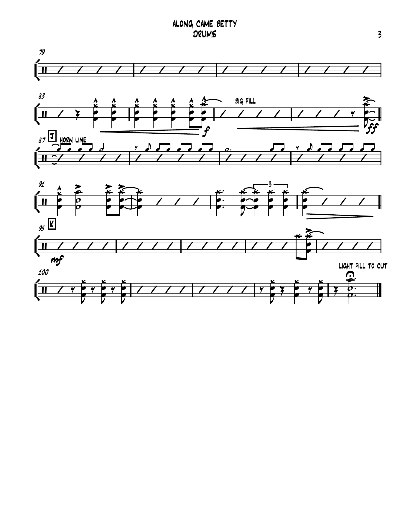 along came betty 01 DRUMS — page 3
