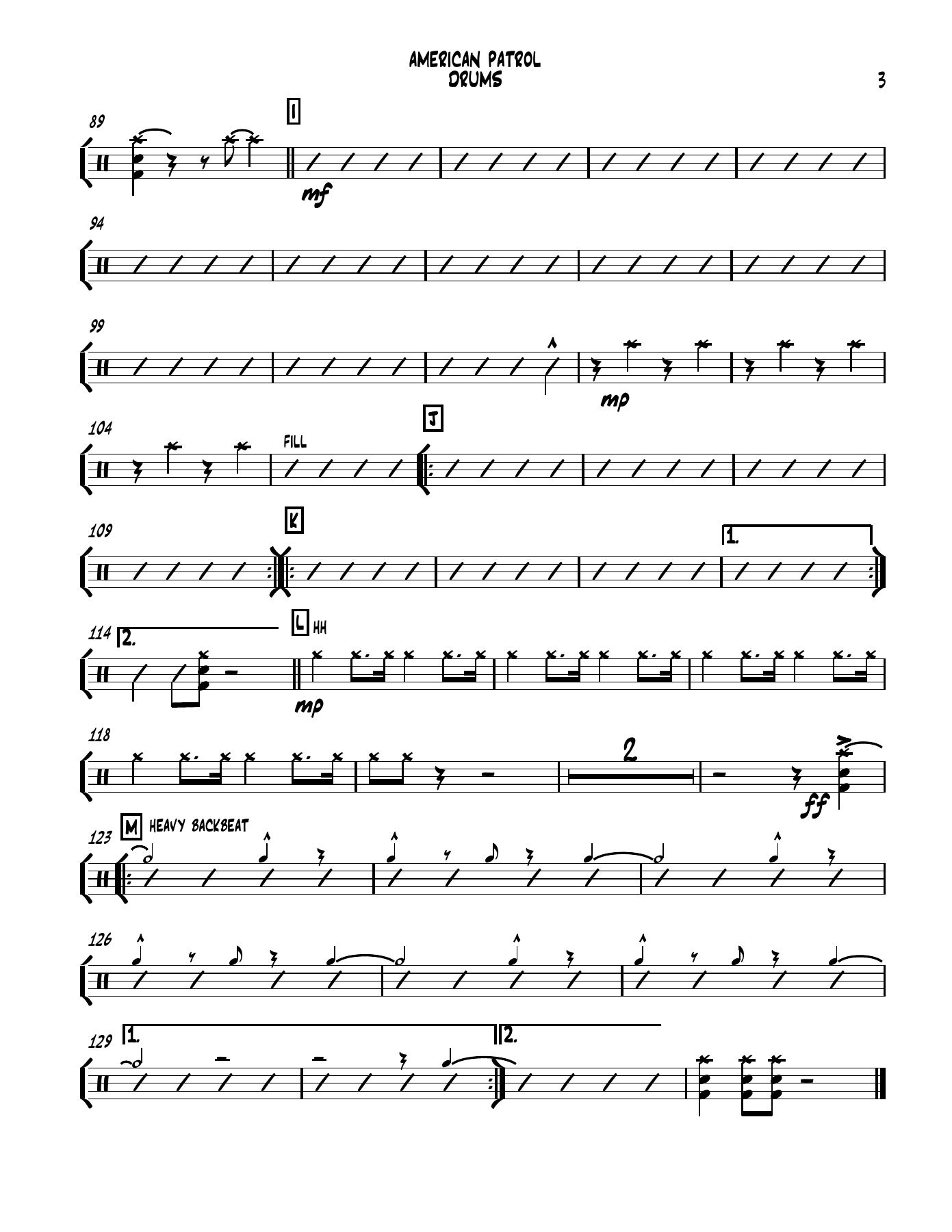 american patrol 01 DRUMS — page 3