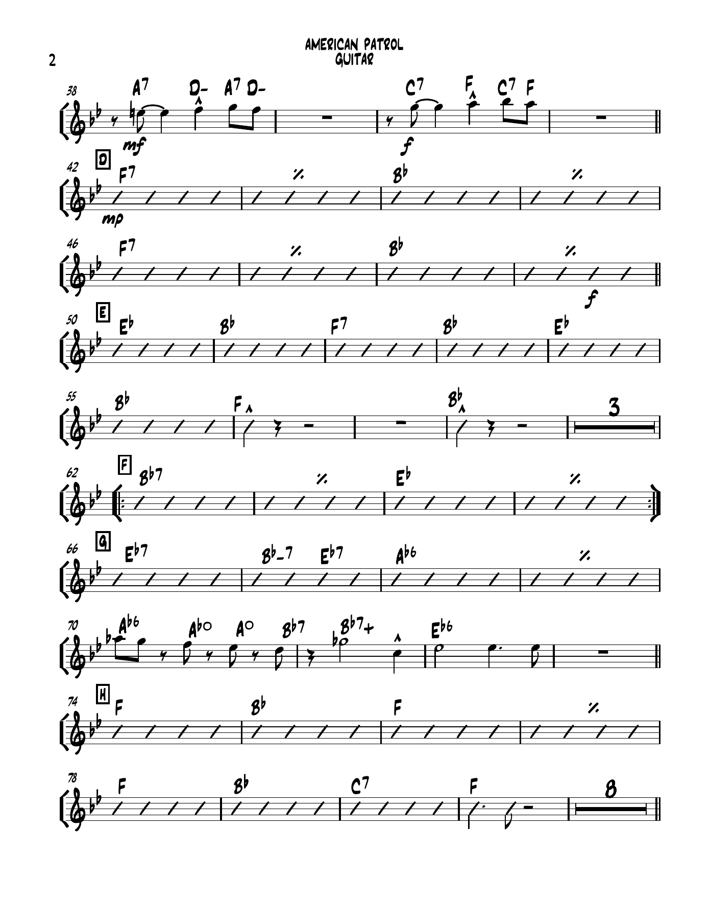 american patrol 01 GUITAR — page 2