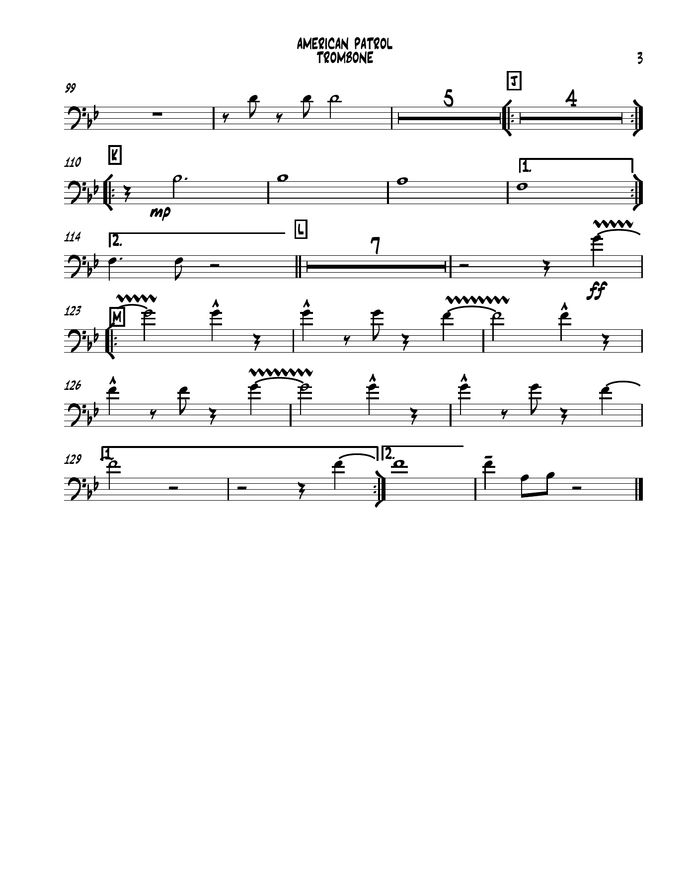 american patrol 01 TROMBONE — page 3
