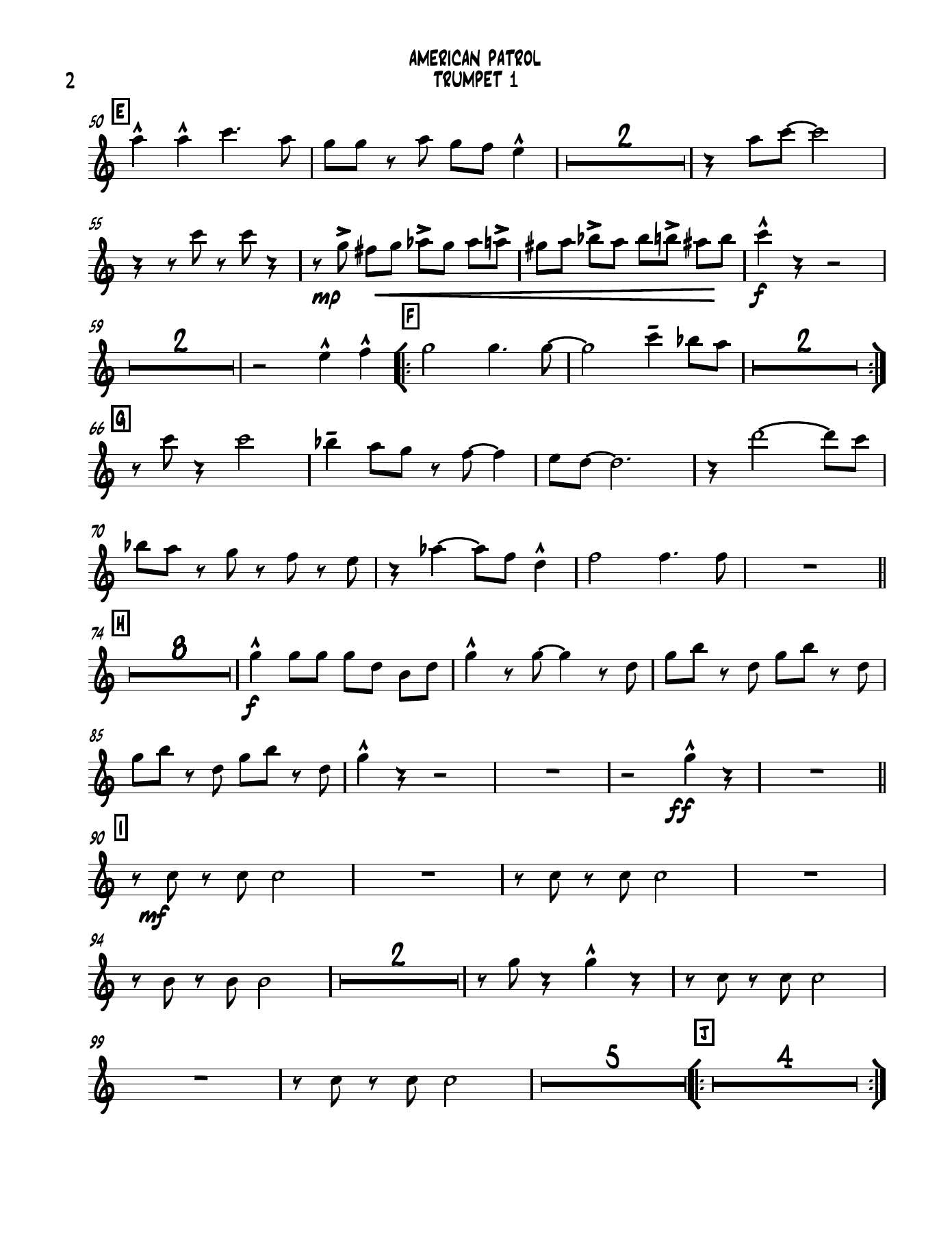 american patrol 01 TRUMPET — page 2