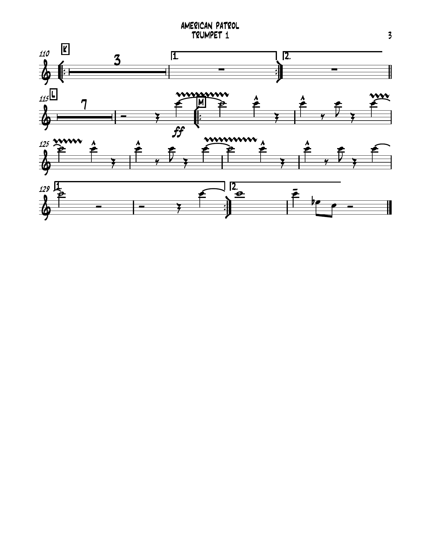 american patrol 01 TRUMPET — page 3