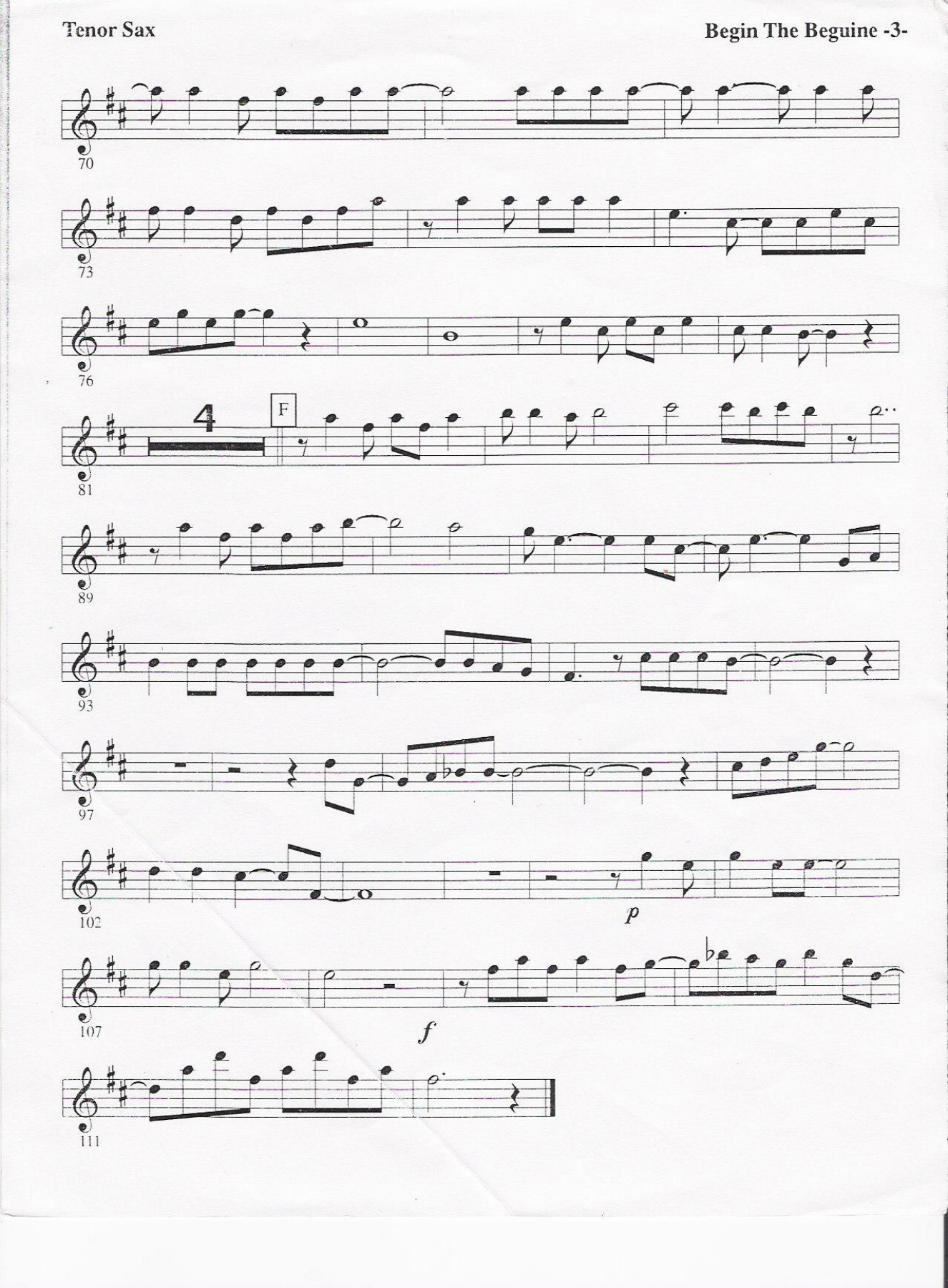 TENOR 132 beguine — page 3