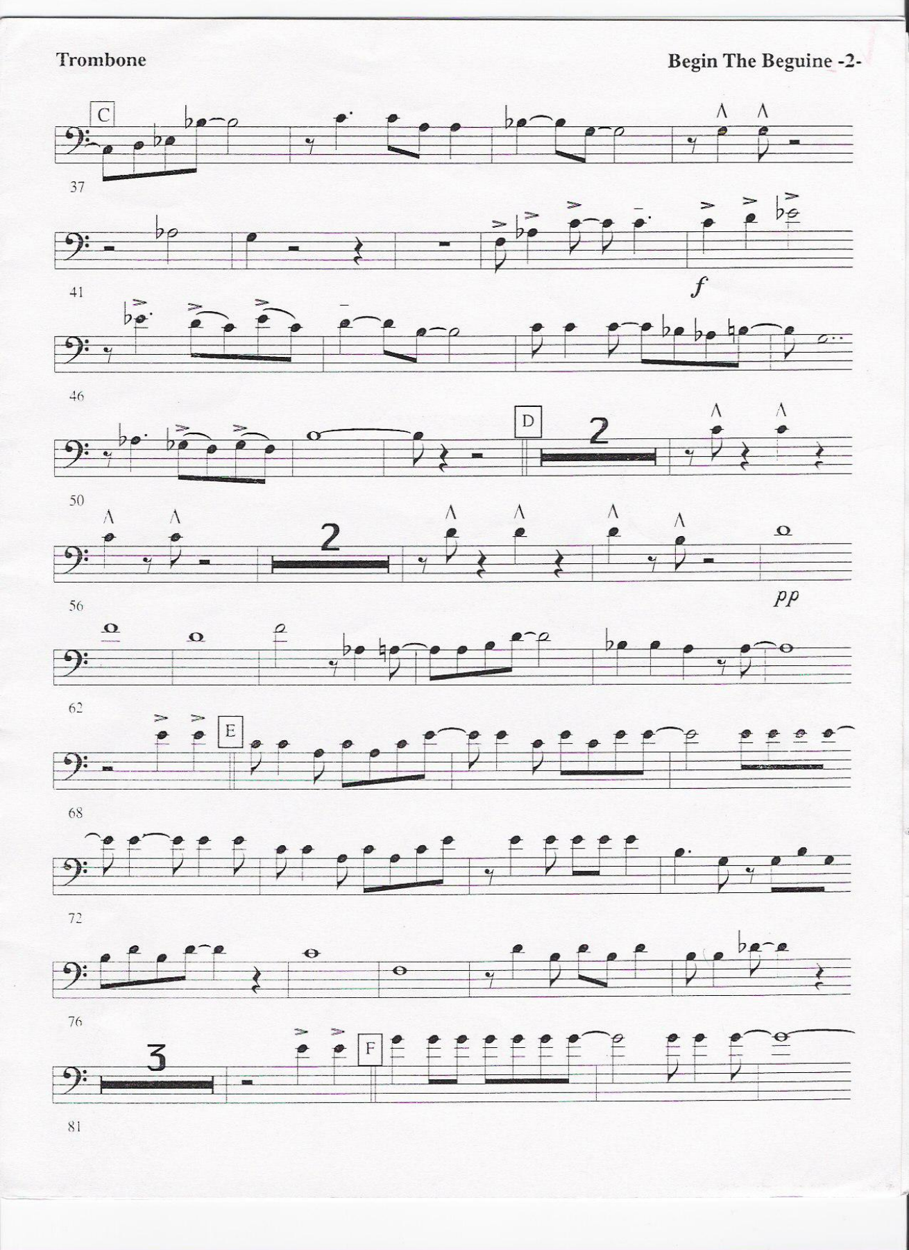 TROMBONE 132 beguine — page 2