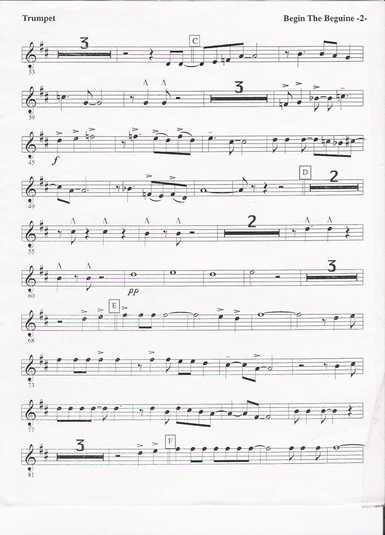 TRUMPET 132 beguine — page 2
