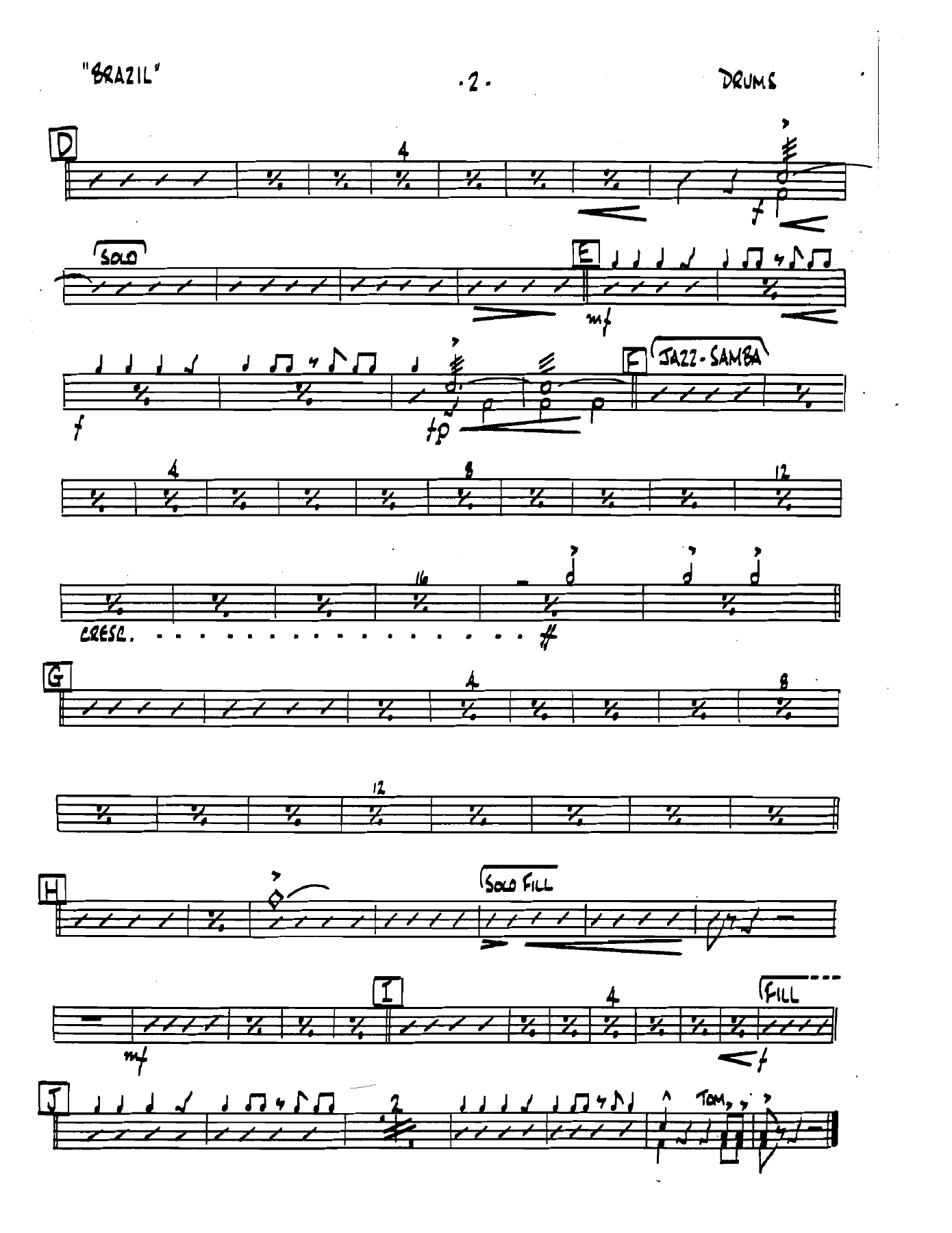 Brazil Drums — page 2