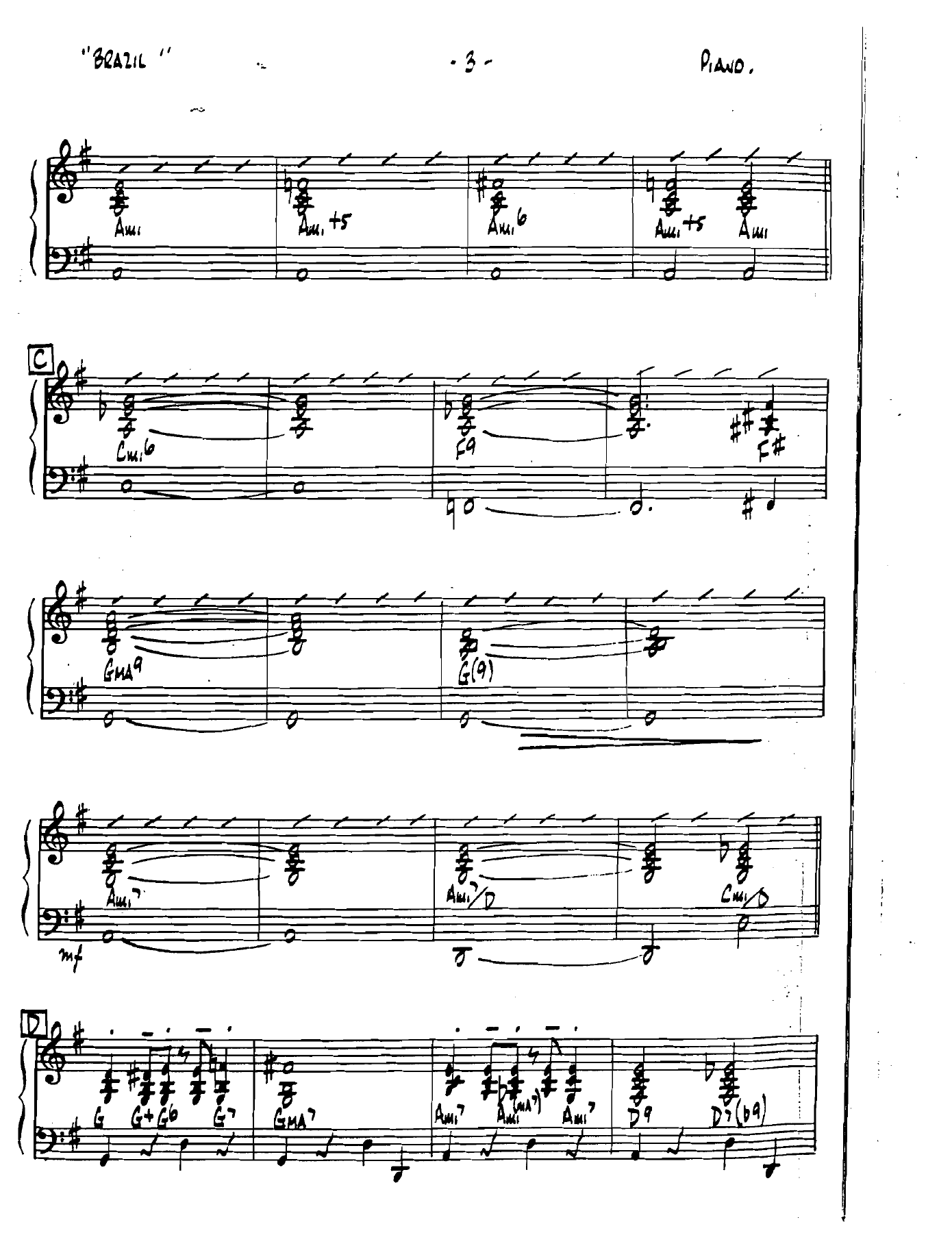 Brazil Piano — page 3