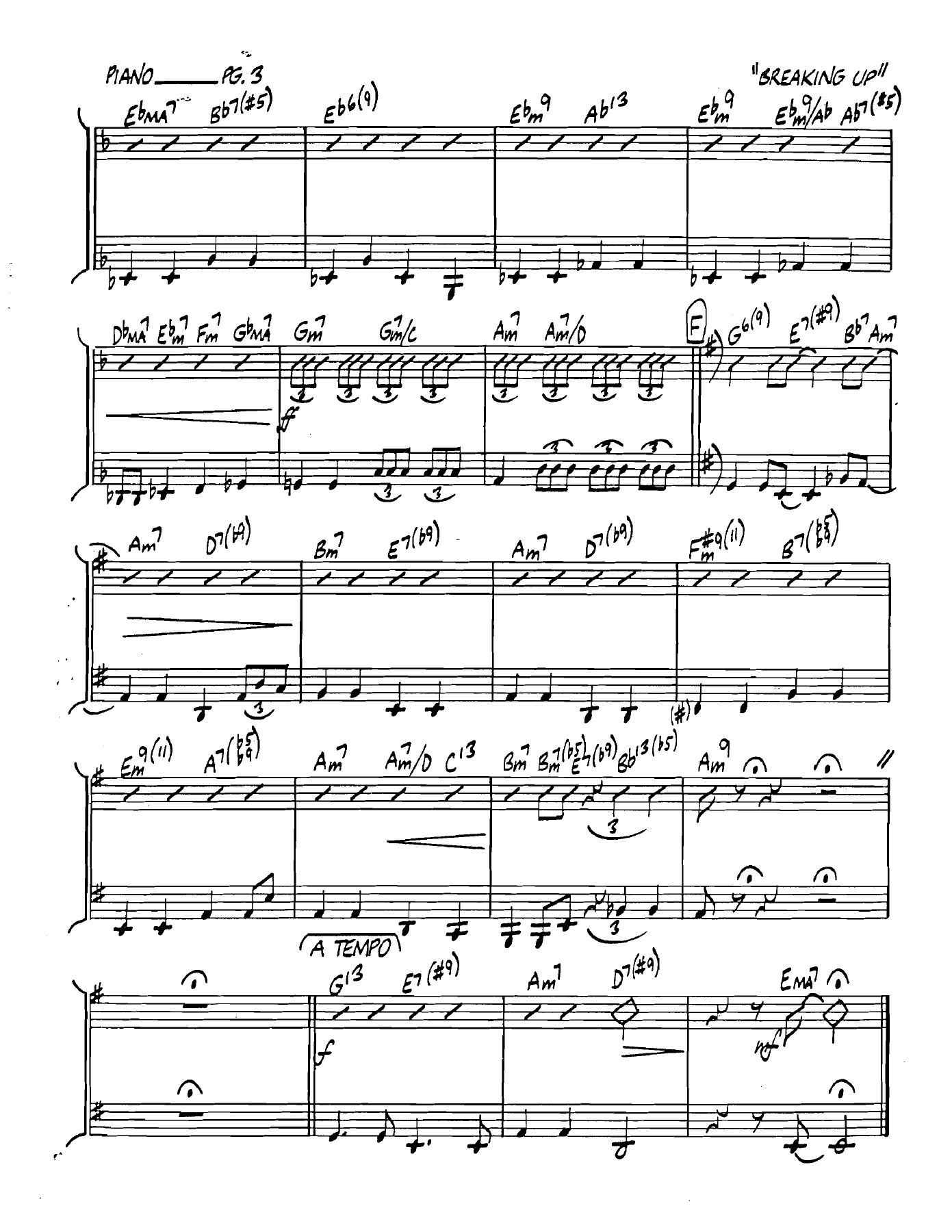 Breakingupishardtodo Piano — page 3