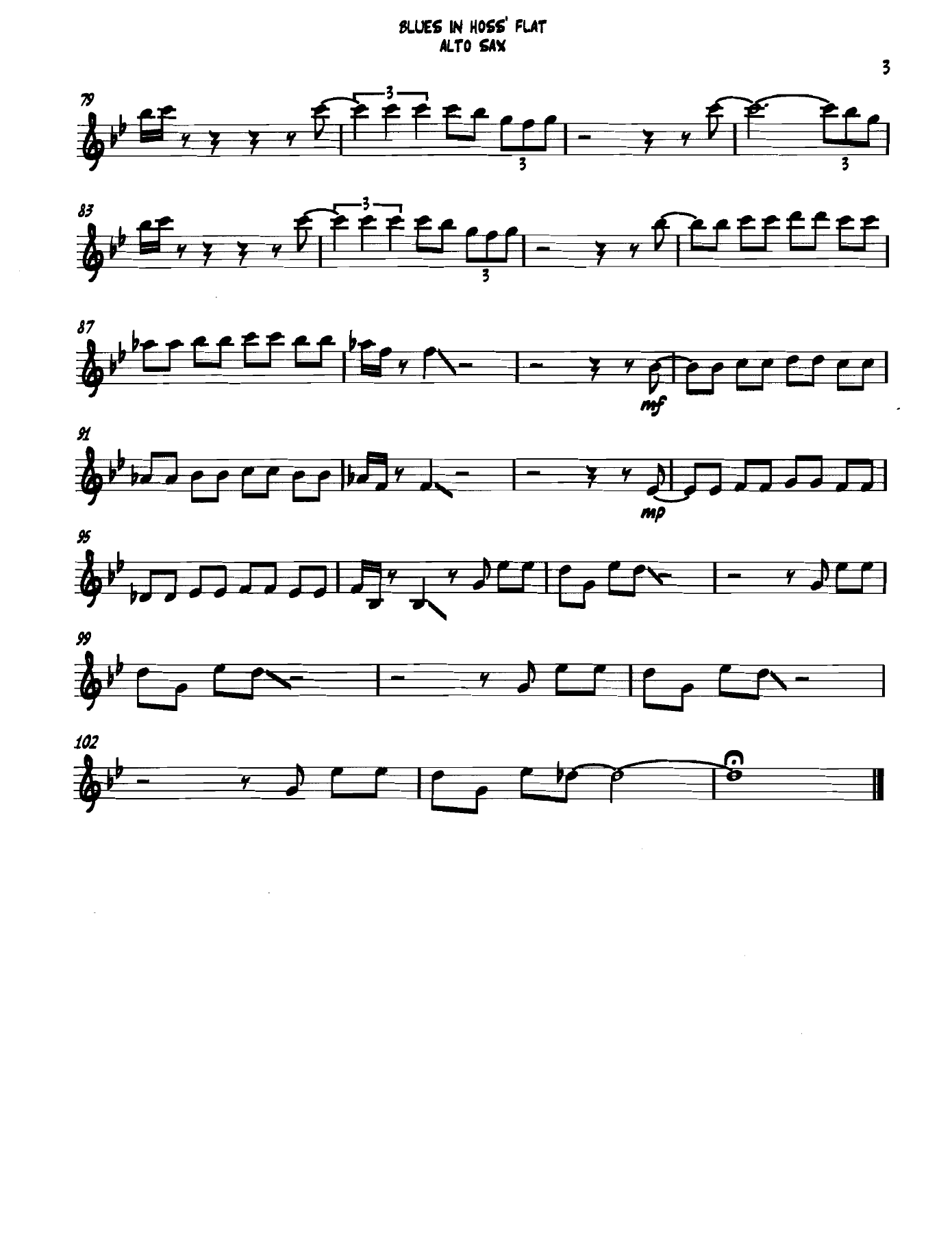 Bluesinhossflat Altosax — page 3
