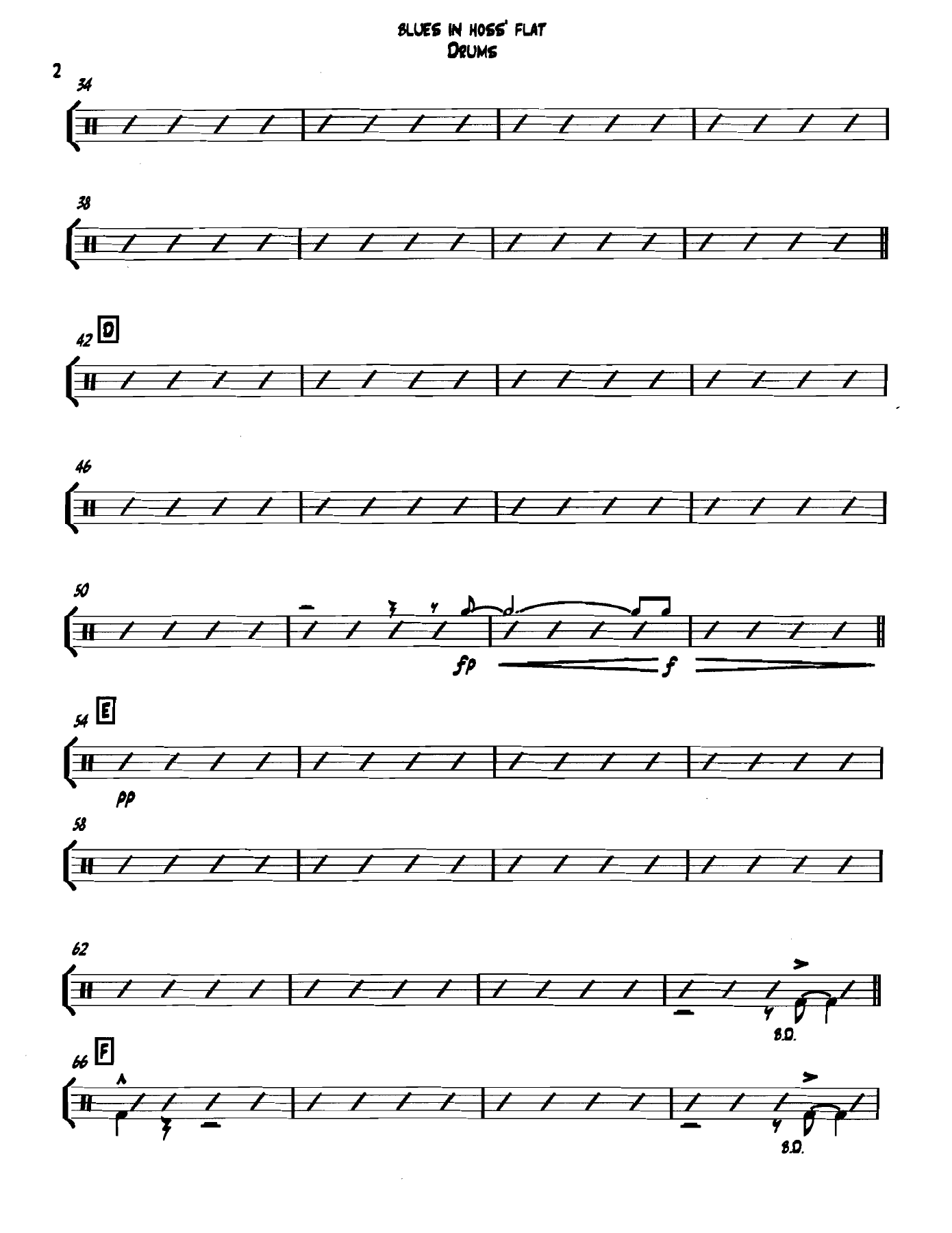 Bluesinhossflat Drums — page 2