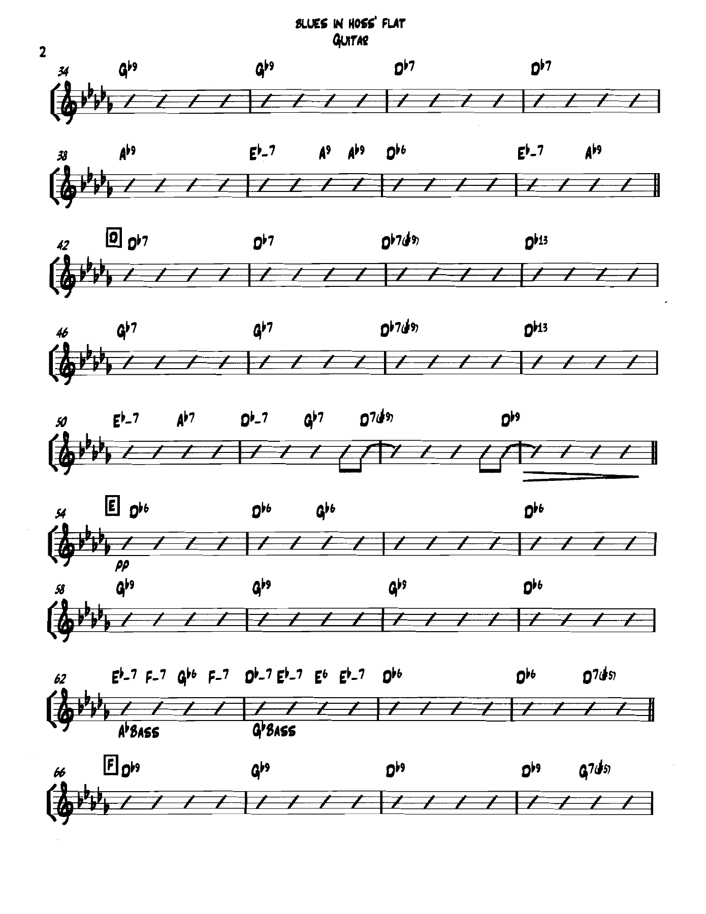 Bluesinhossflat Guitar — page 2
