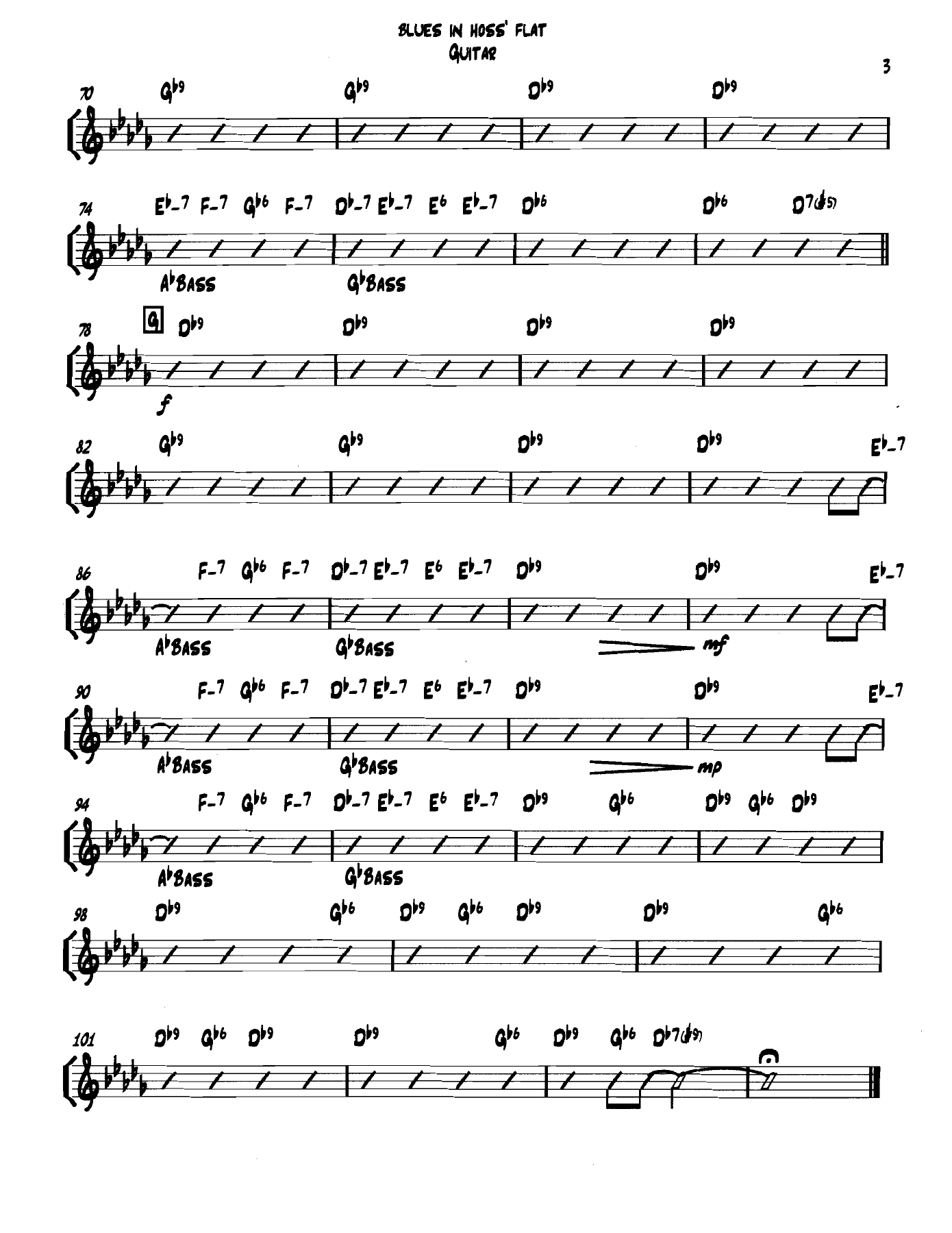 Bluesinhossflat Guitar — page 3