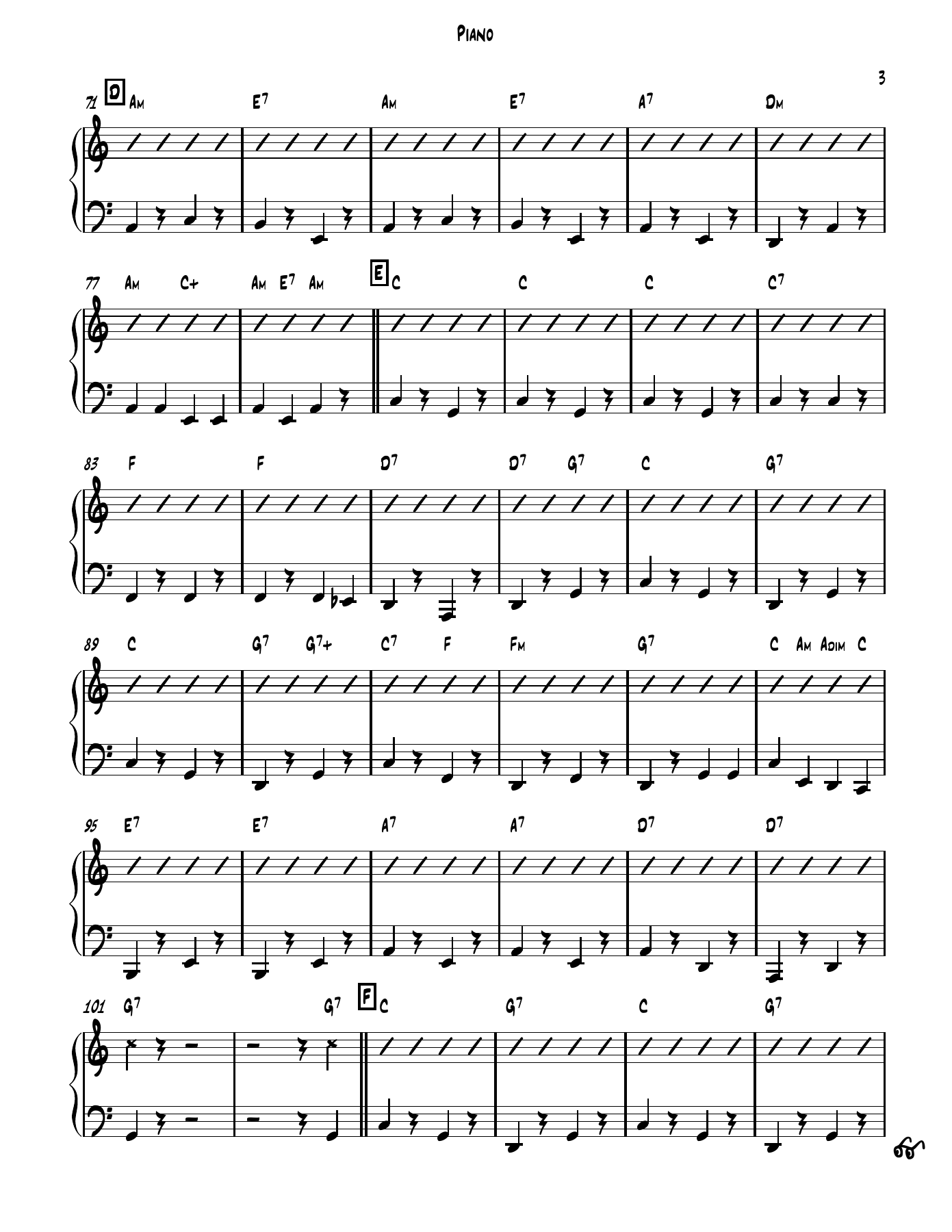 Boogie Woogie Piano — page 3