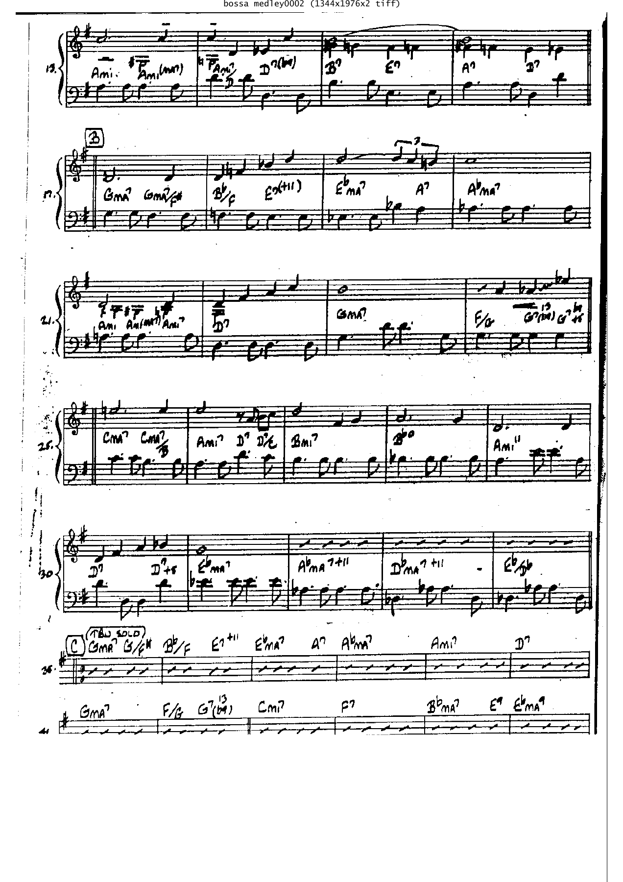 Bossa Medley Pno — page 2