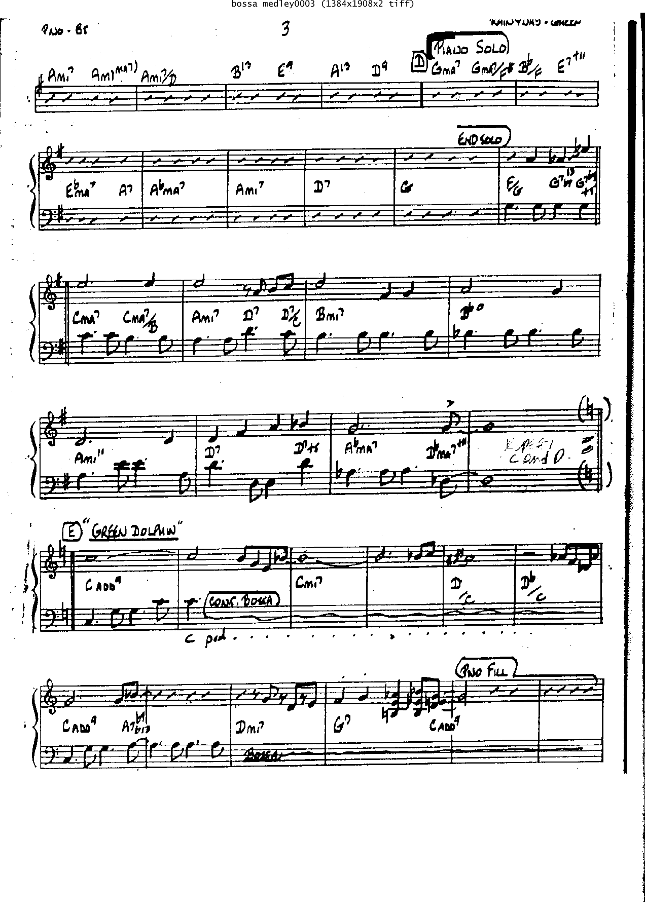 Bossa Medley Pno — page 3