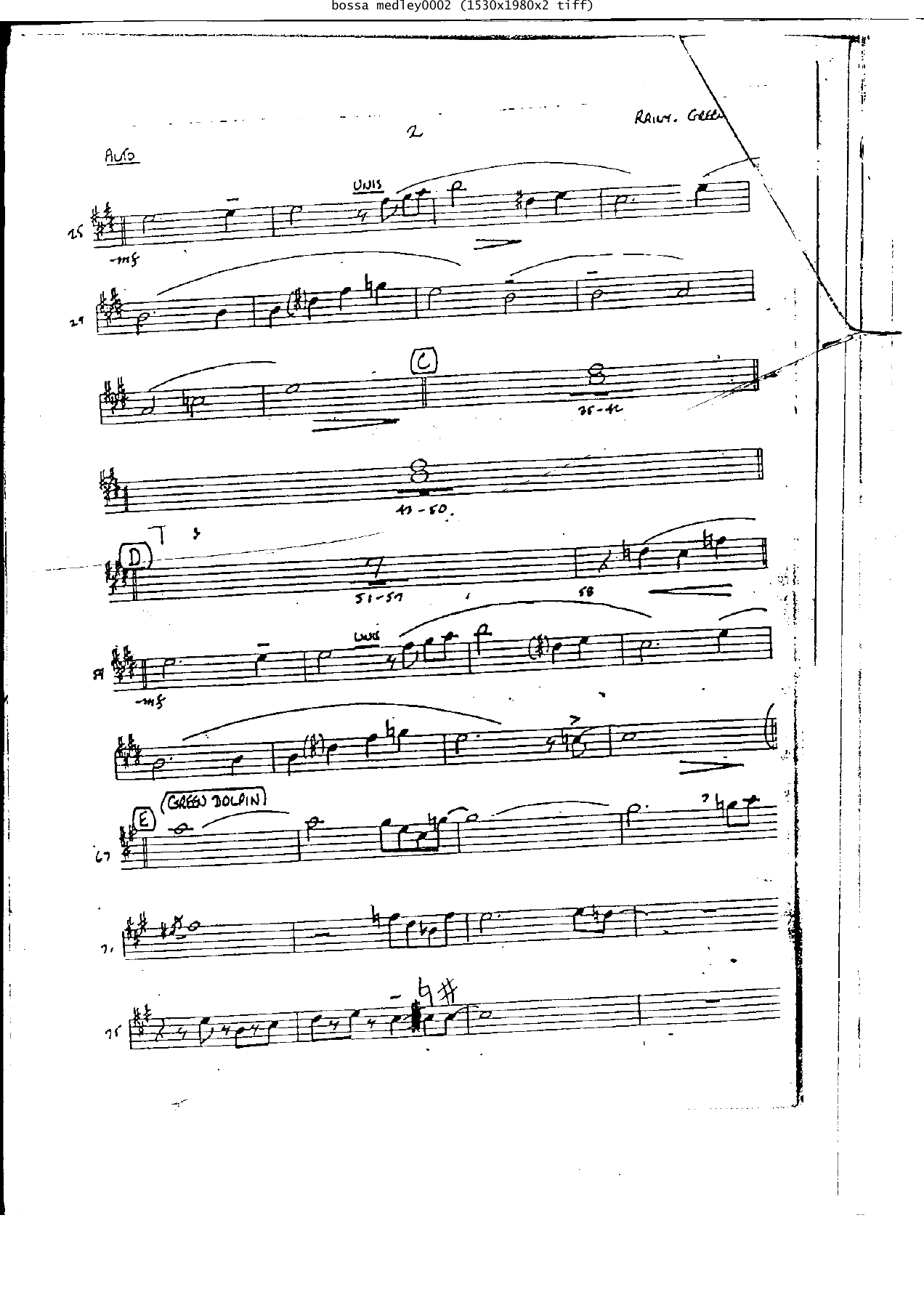 Bossa Medley Rds — page 2