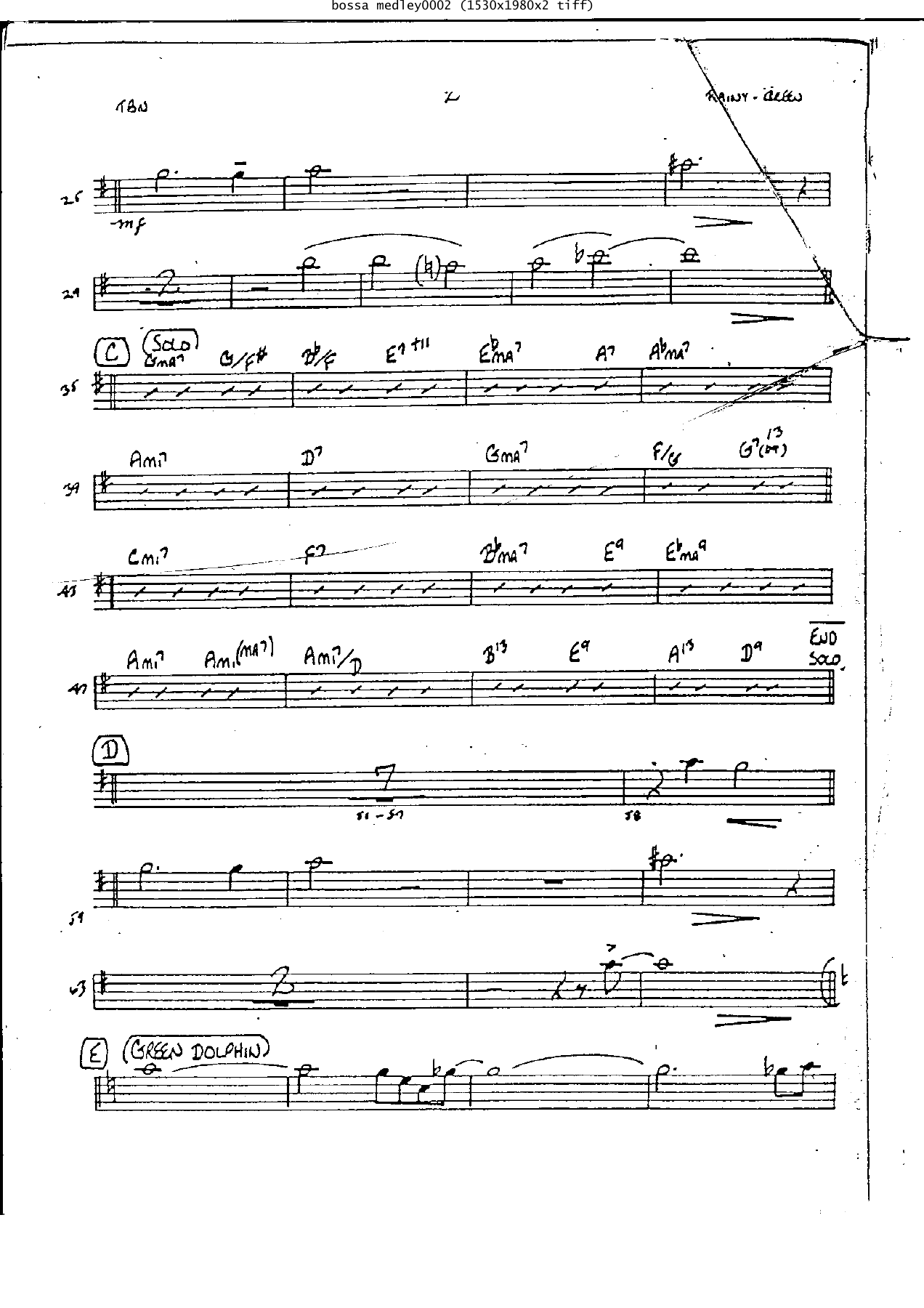 Bossa Medley Tb — page 2