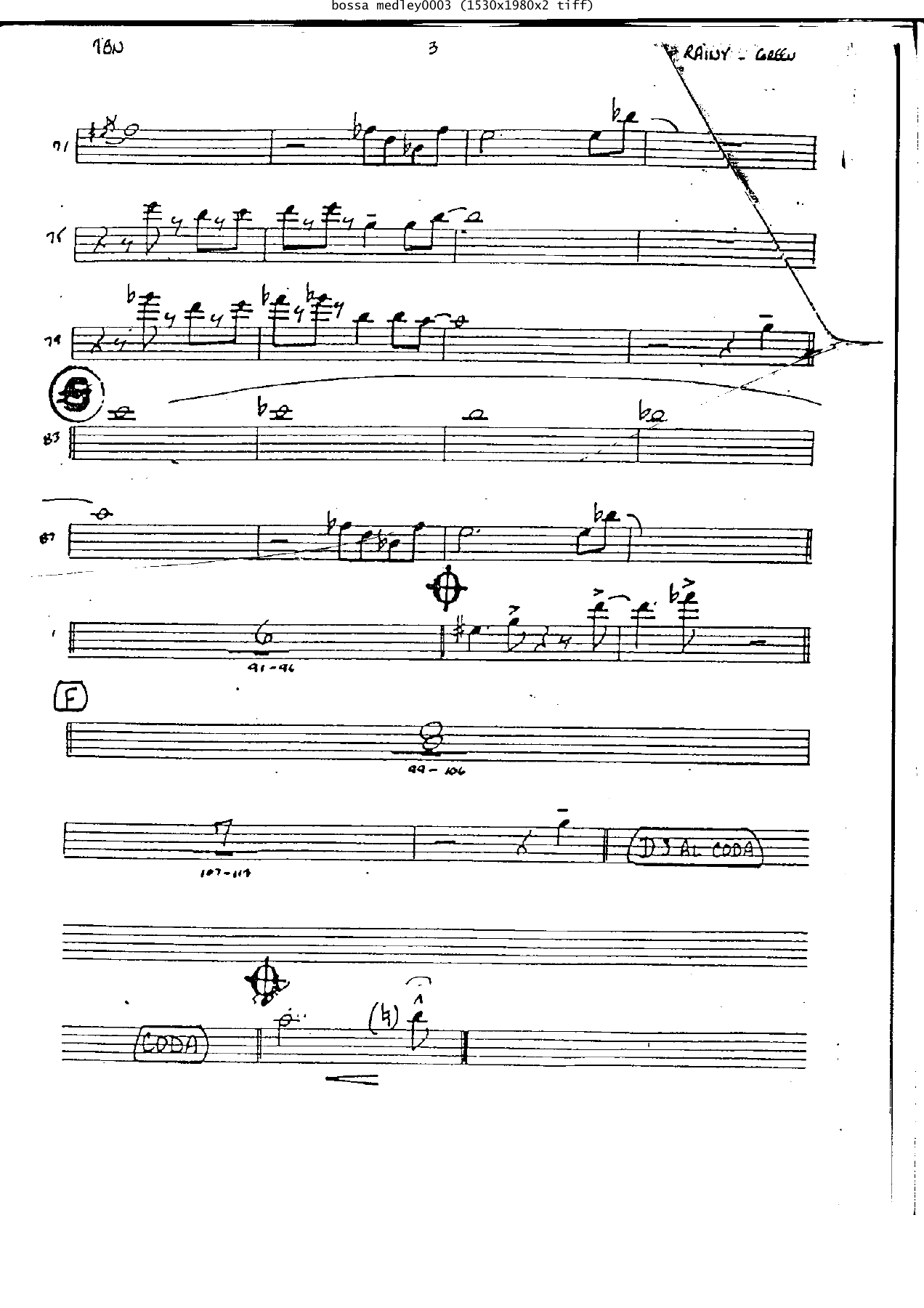 Bossa Medley Tb — page 3