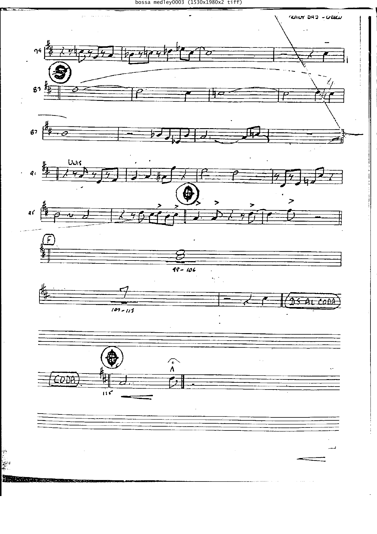 Bossa Medley Tpt — page 3