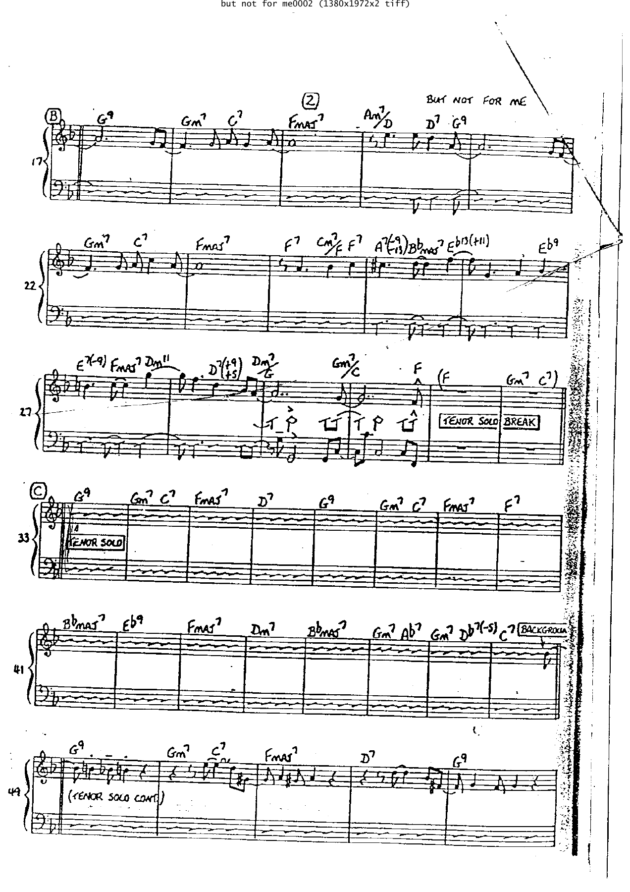 But Not for Me Pno — page 2