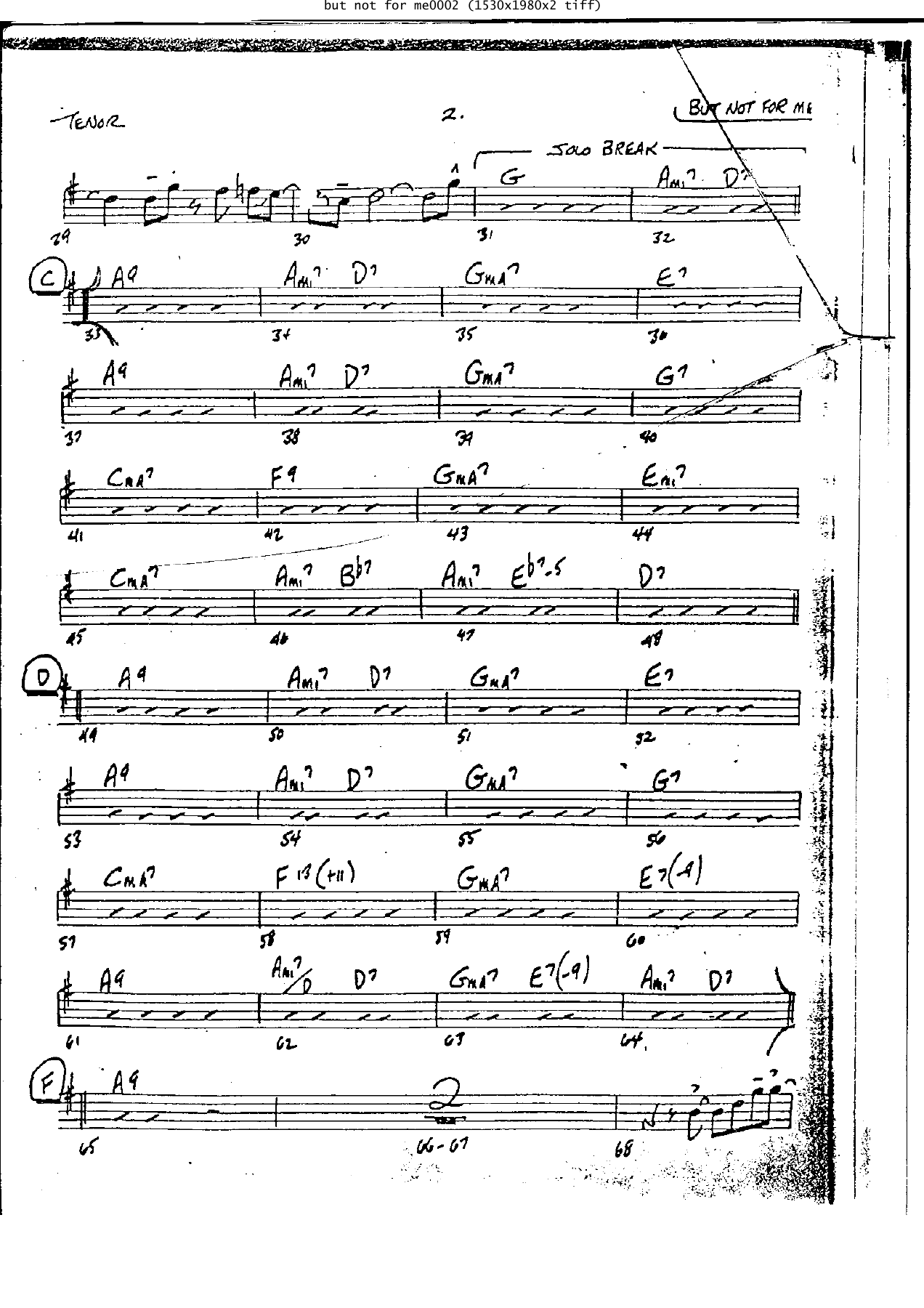 But Not for Me Rds — page 2