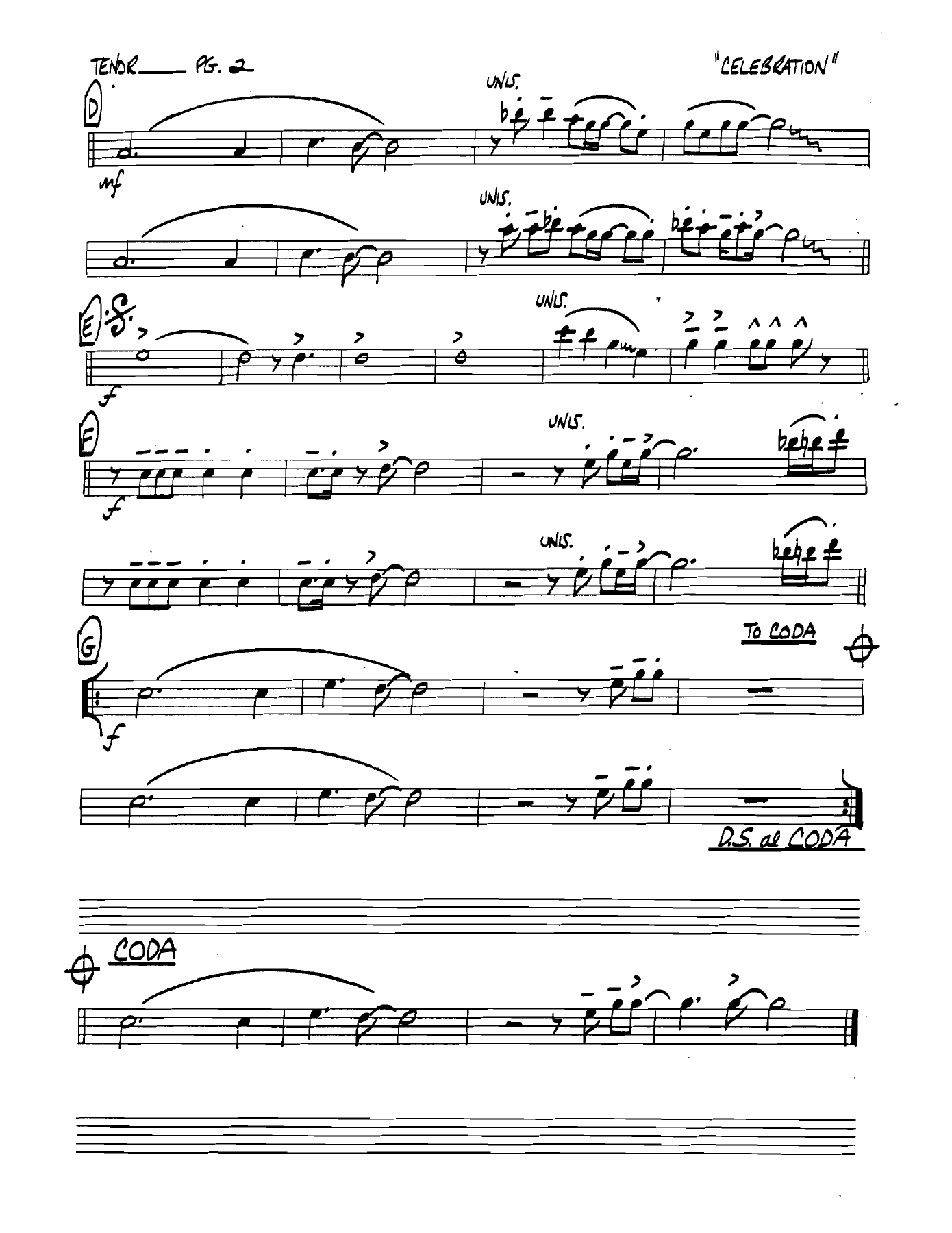 Celebration Bbtenorsax — page 2