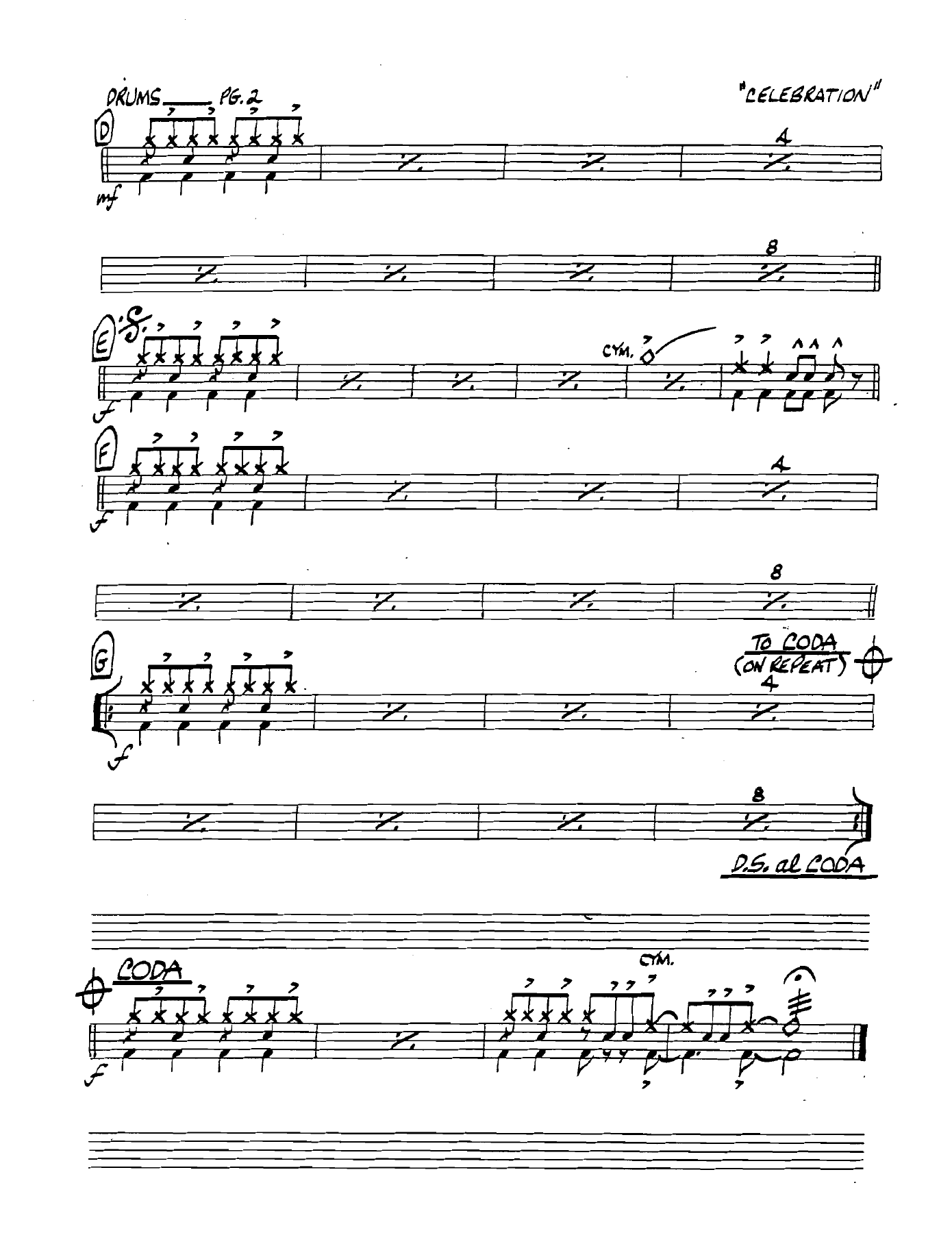 Celebration Drums — page 2