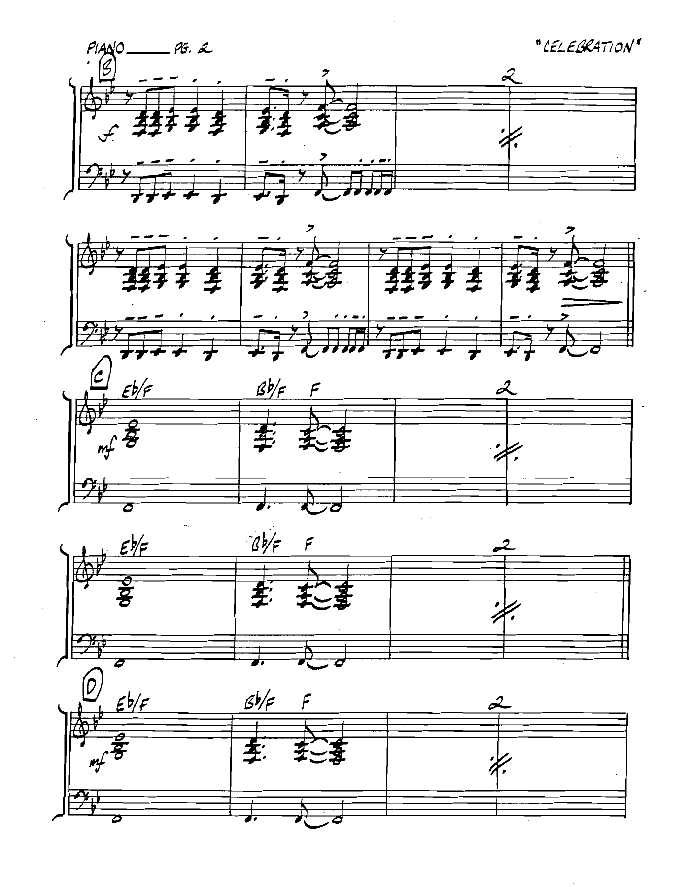 Celebration Piano — page 2
