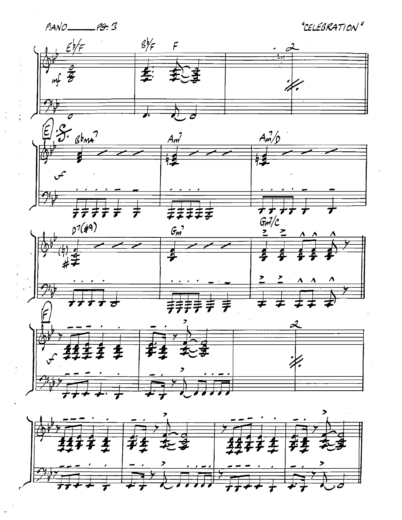 Celebration Piano — page 3
