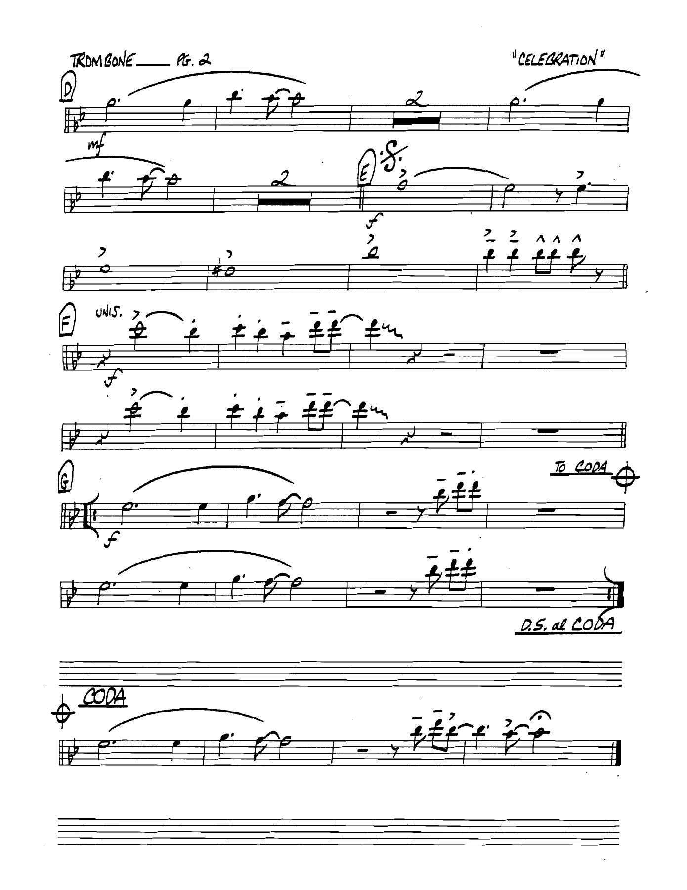 Celebration Trombone — page 2