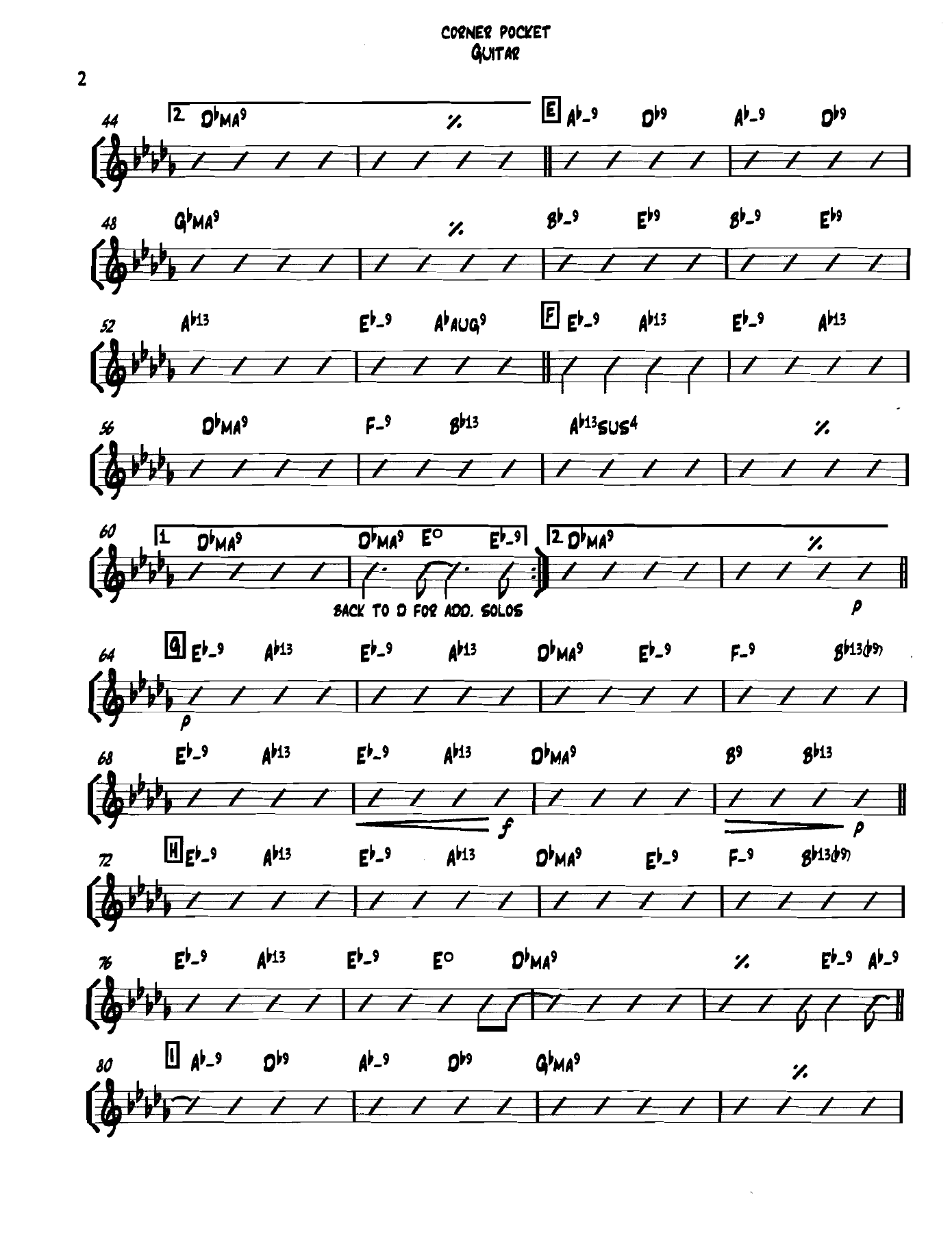 Cornerpocket Guitar — page 2