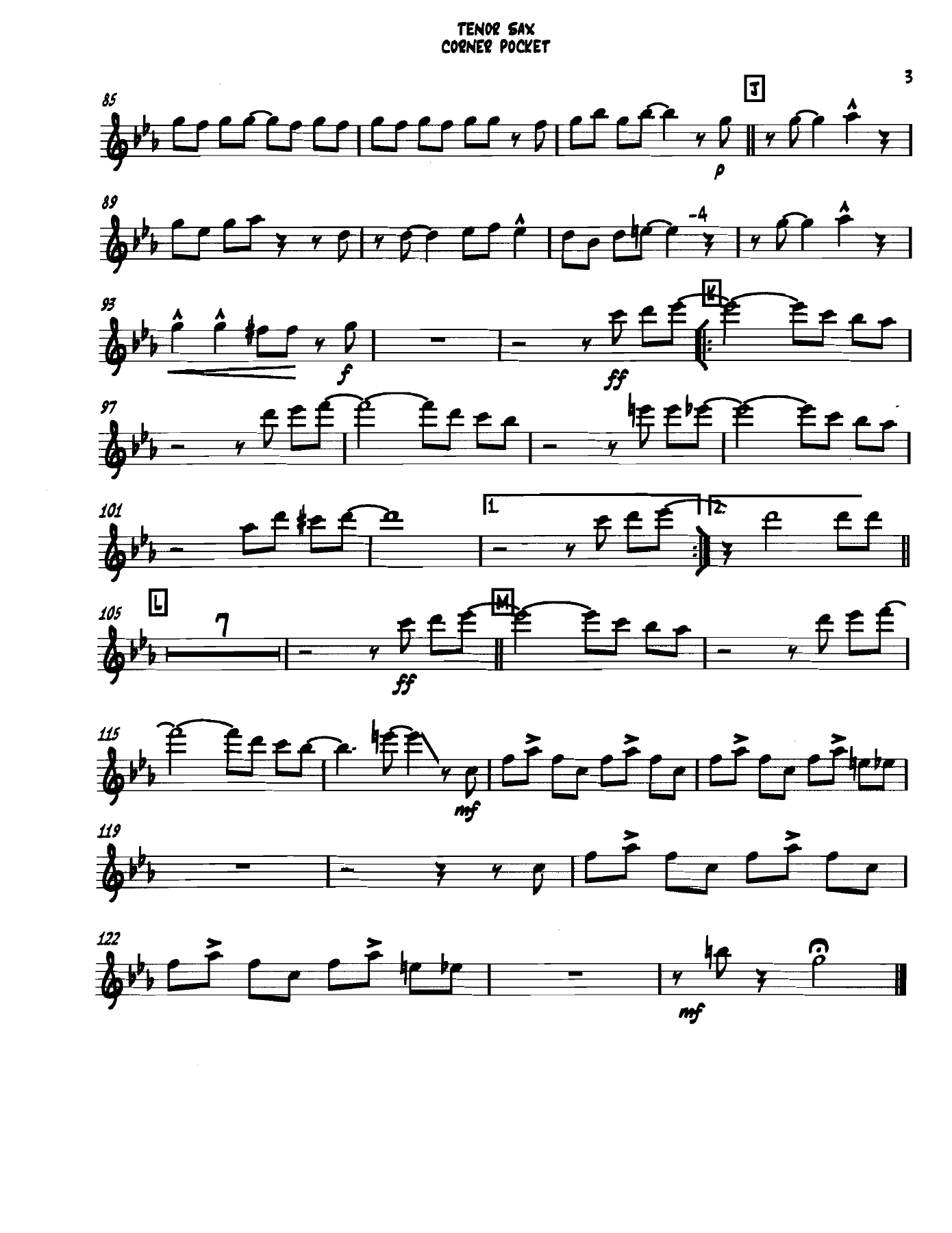 Cornerpocket Tenorsax — page 3