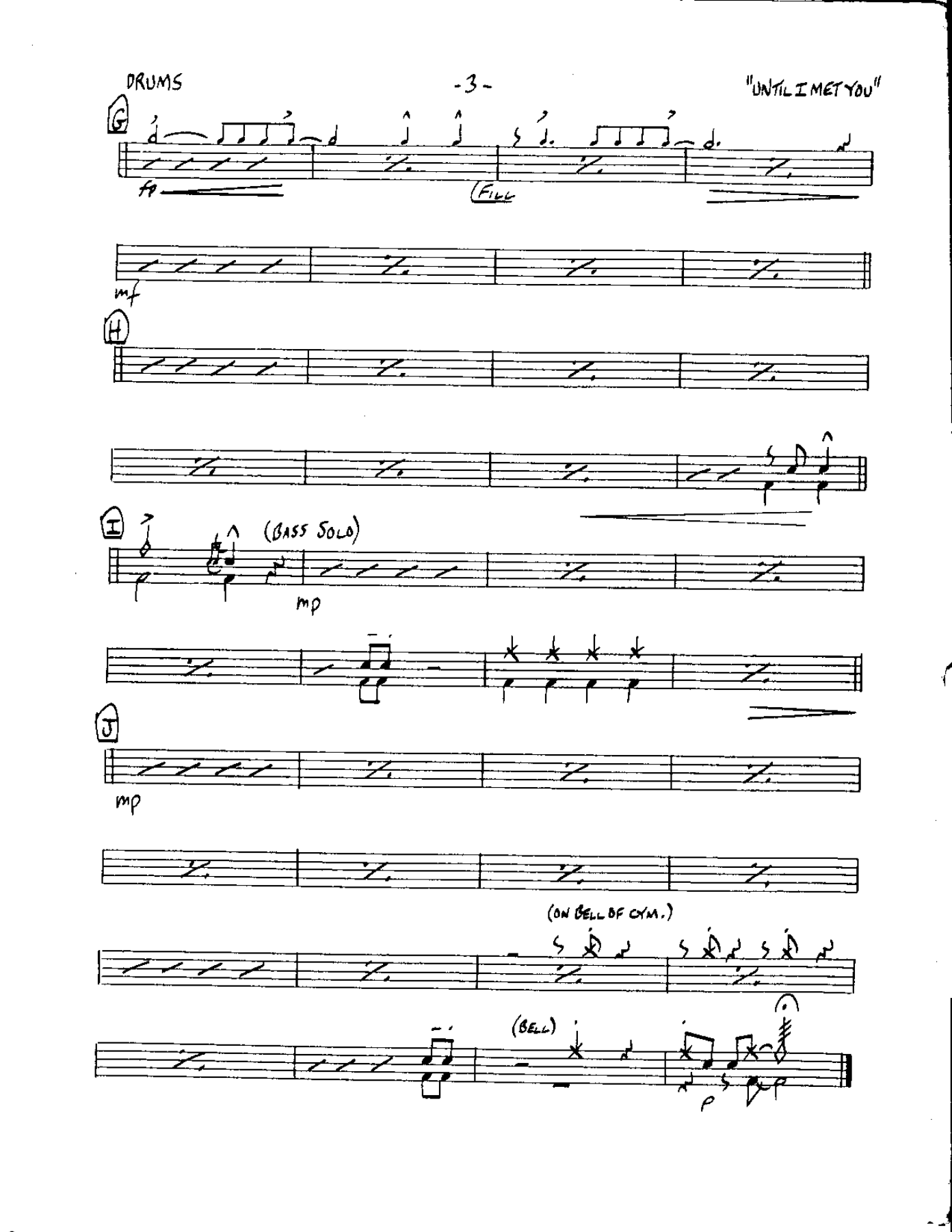Circle 3-Until I met You-Drums — page 3