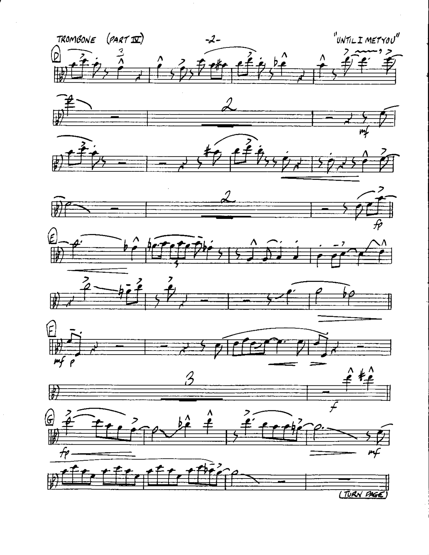 Circle 3-Until I met You-Trombone — page 2