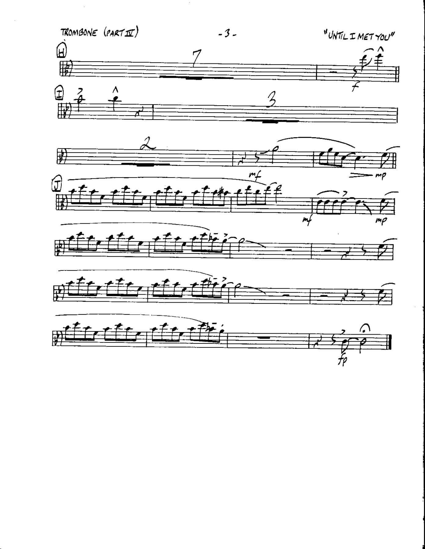 Circle 3-Until I met You-Trombone — page 3
