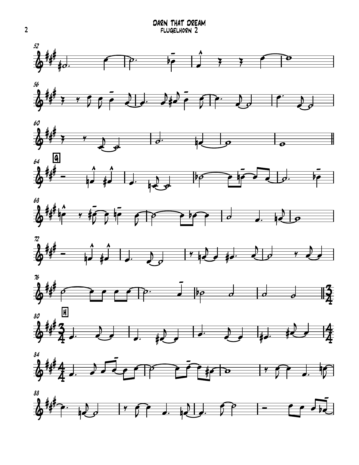 darn that dream 01 flugelhorn — page 2